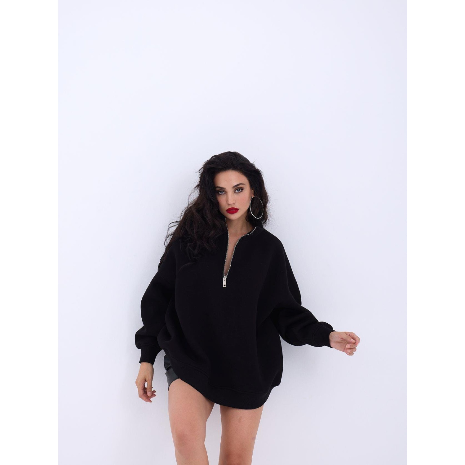 Lucky Life Kadın SWEAT-SİYAH Lucky Life Kadın SWEAT-SİYAH