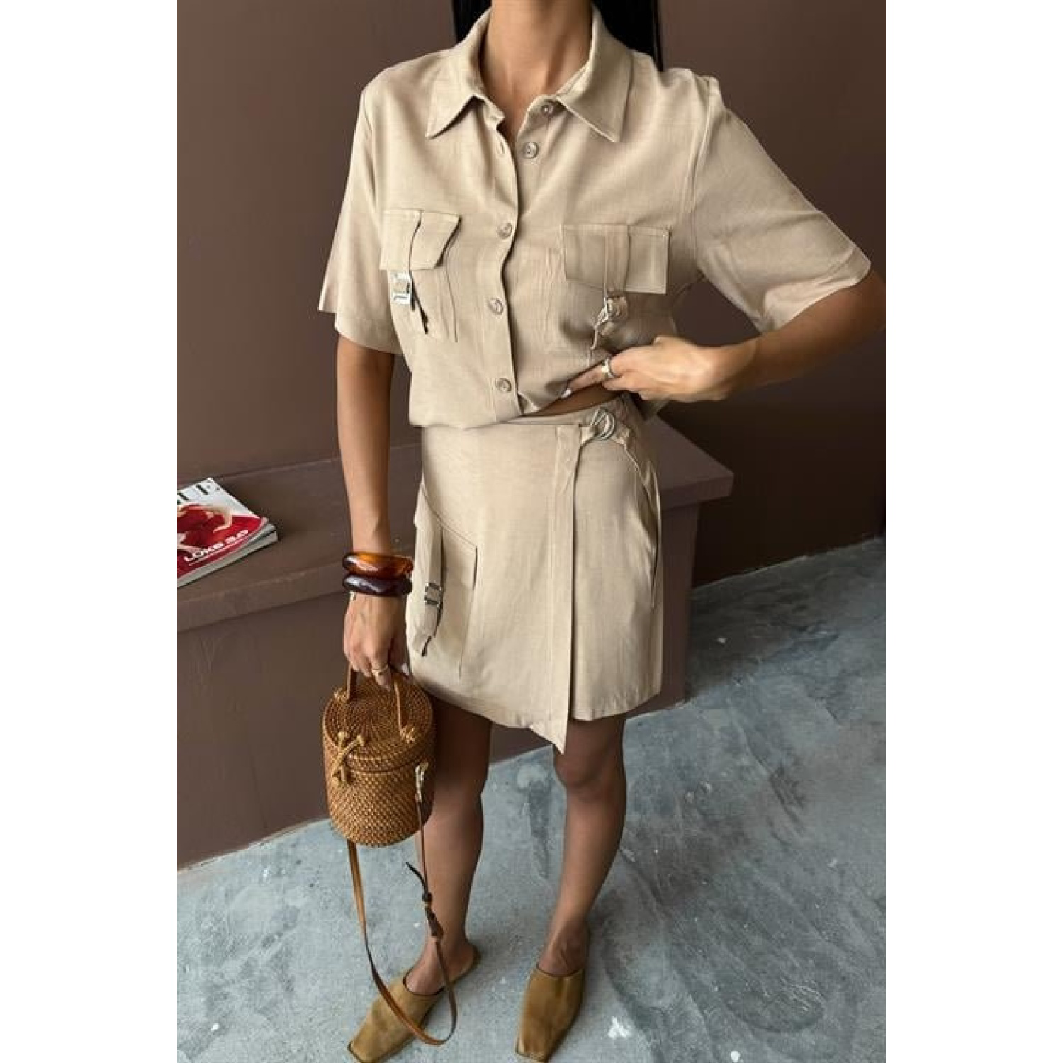 Lucky Life Kadın Gömlek Şort Etek Viscon Lucky Life Kadın Keten T Lucky Life Kadın Gömlek Şort Etek Viscon Lucky Life Kadın Keten T