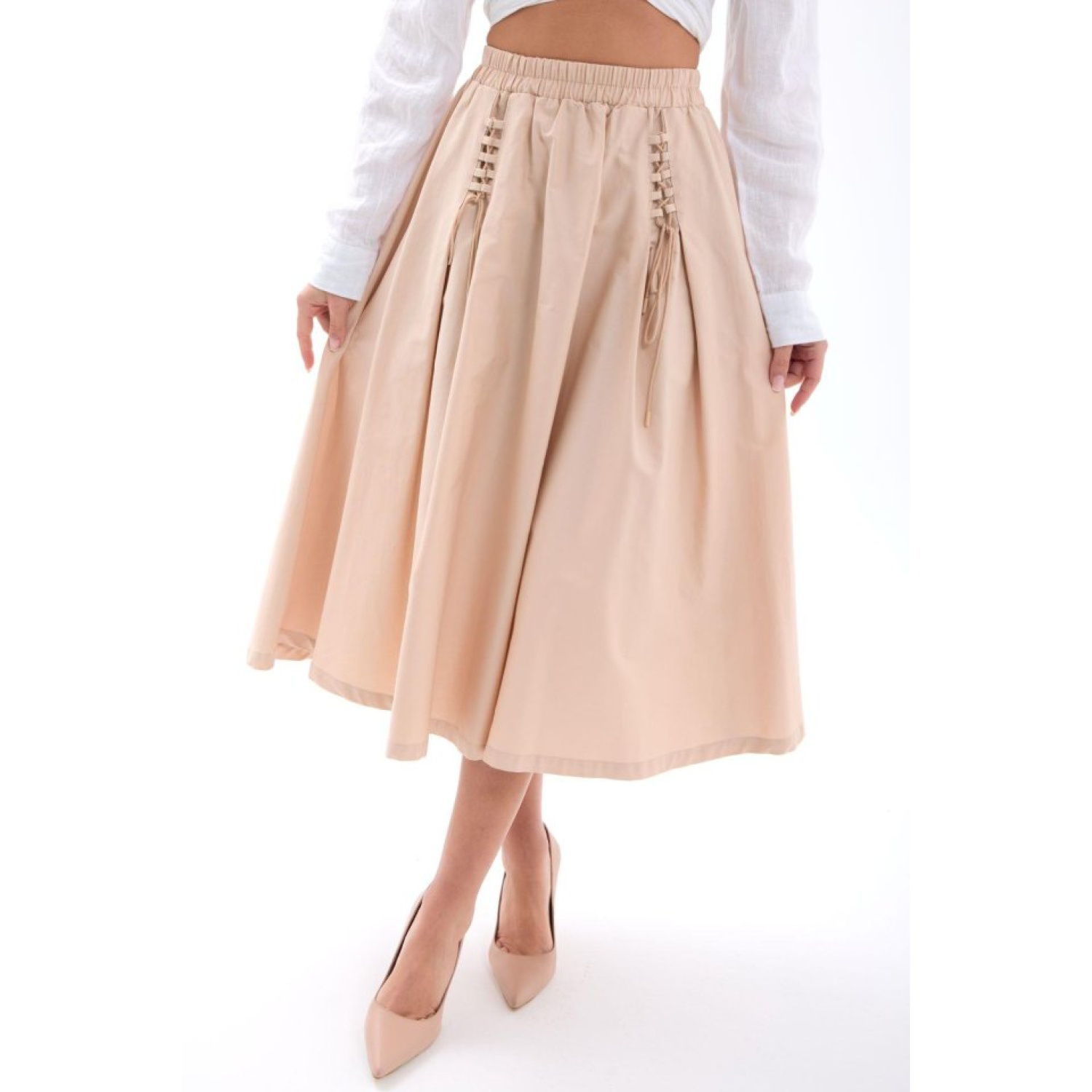 Lucky Life Kadın ETEK-BEJ