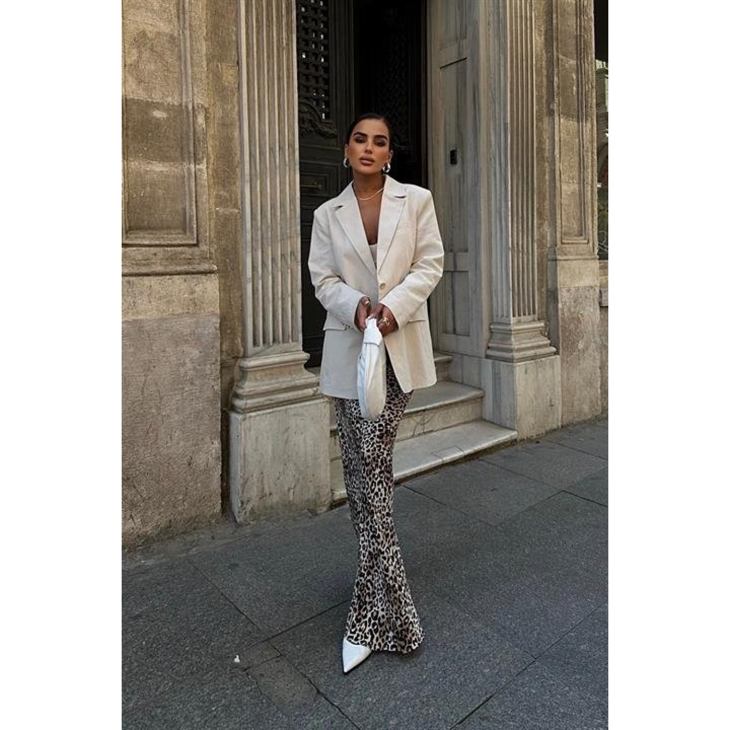 Lucky Life Kadın Blazer Keten Ceket  6105