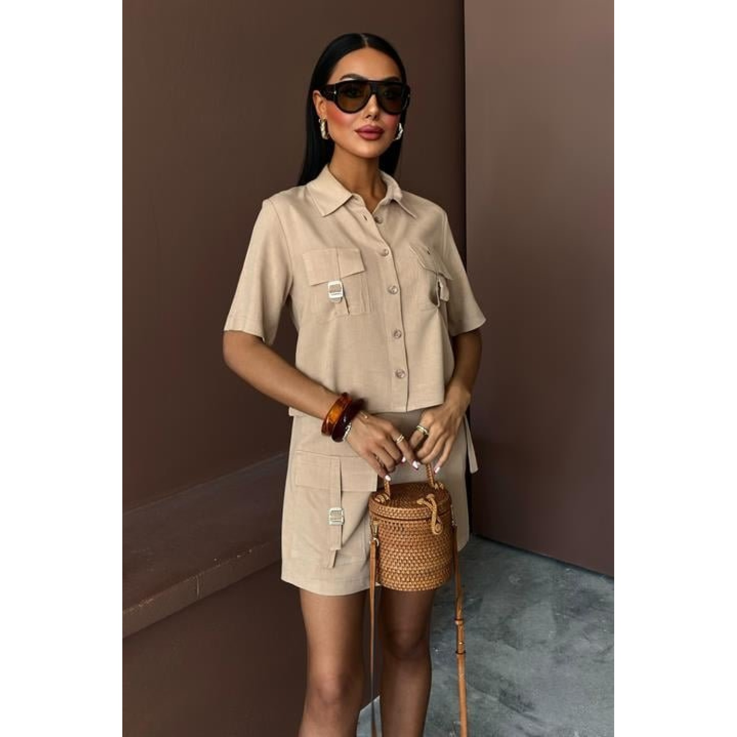 Lucky Life Kadın Gömlek Şort Etek Viscon Lucky Life Kadın Keten T Lucky Life Kadın Gömlek Şort Etek Viscon Lucky Life Kadın Keten T