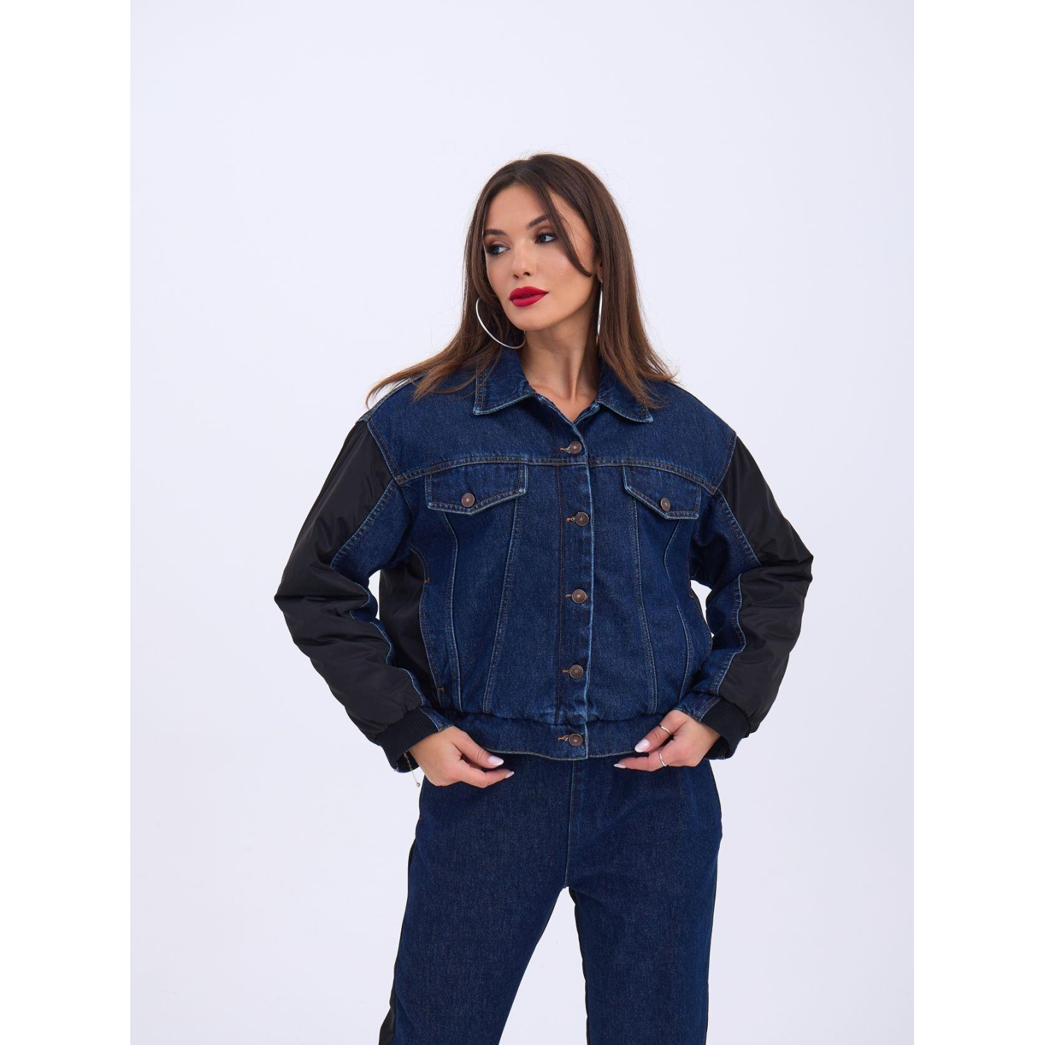 Lucky Life Kadın 15 KOT CEKET-MAVİ