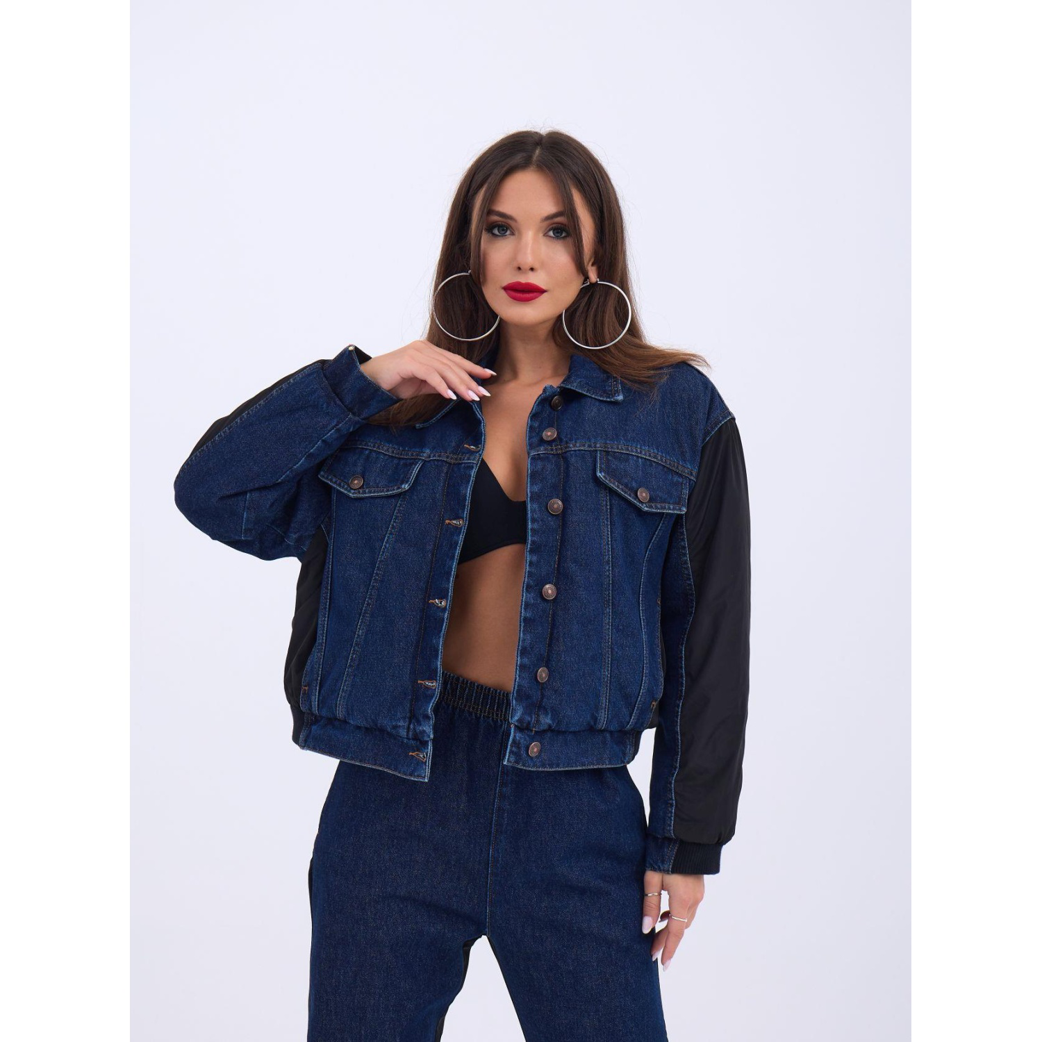 Lucky Life Kadın 15 KOT CEKET-MAVİ