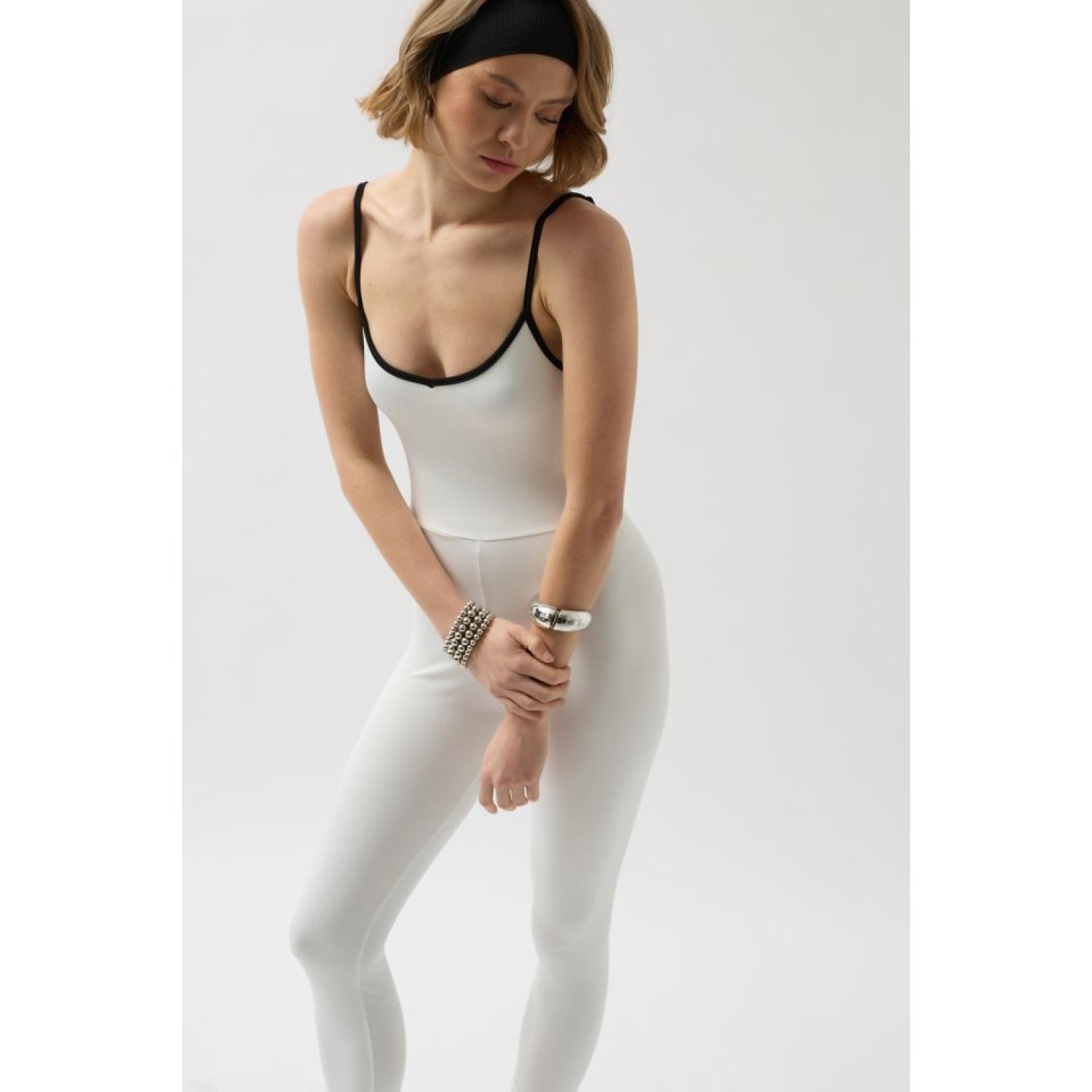 Lucky Life Kadın Biye Detay Spor Tulum