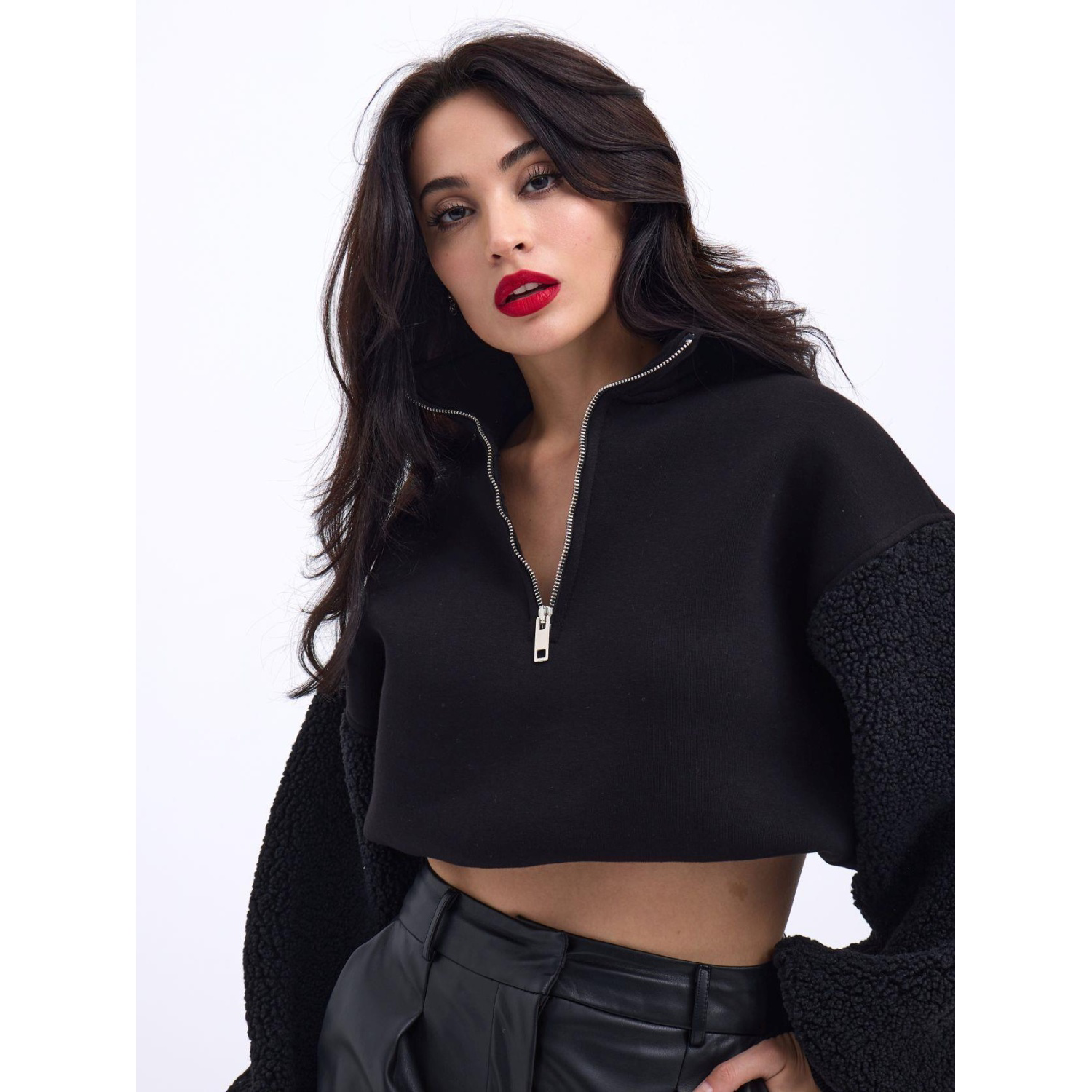 Lucky Life Kadın SWEAT-SİYAH Lucky Life Kadın SWEAT-SİYAH