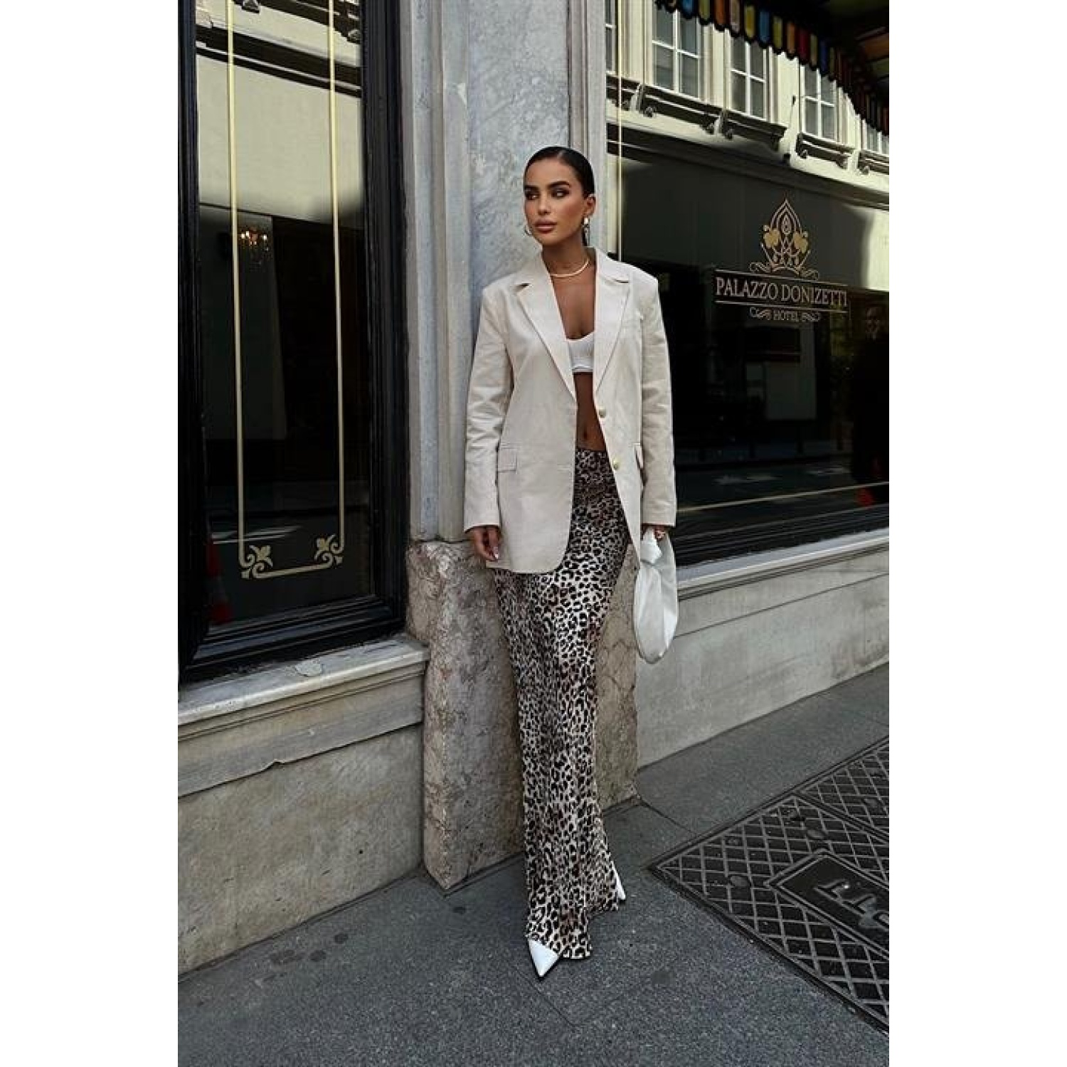 Lucky Life Kadın Blazer Keten Ceket  6105