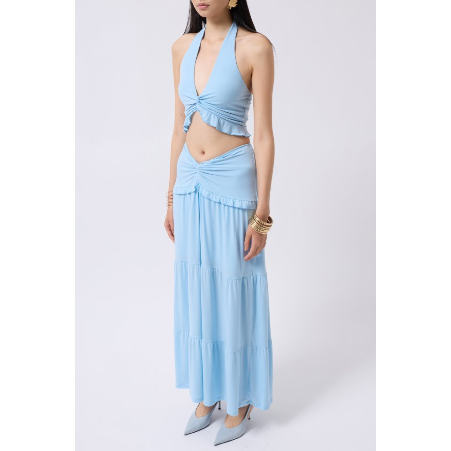 Lucky Life Kadın Büzgü Detay Asimetrik Bel Etek Lucky Life Kadın Büzgü Detay Asimetrik Bel Etek