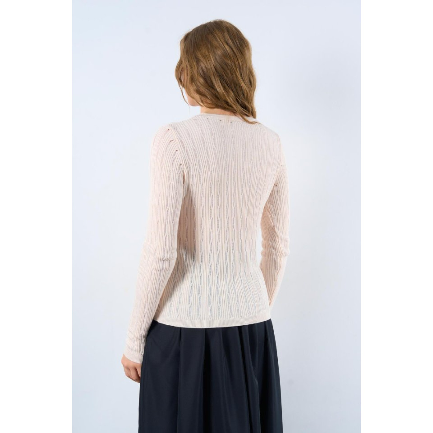 Lucky Life Kadın Triko Kazak - Krem