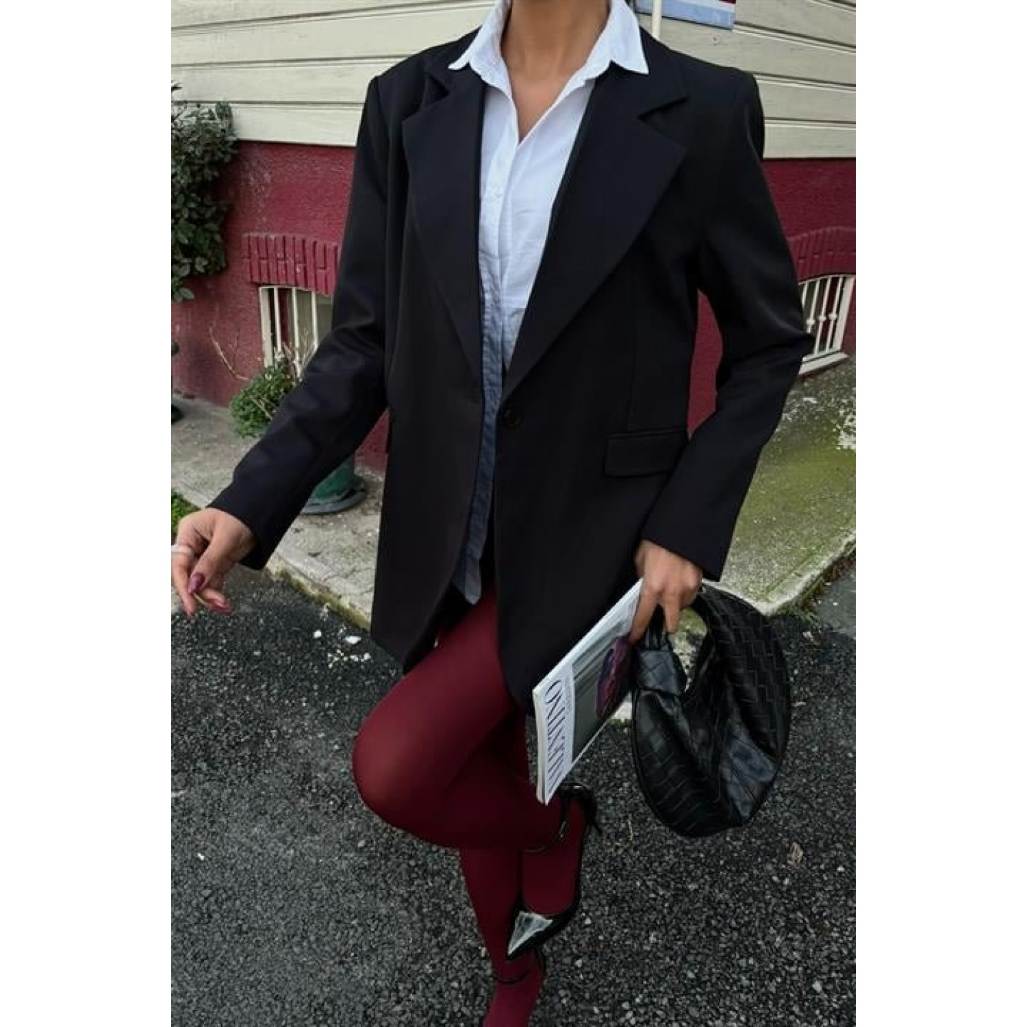 Lucky Life Kadın Premium Kumaş Blazer Ceket