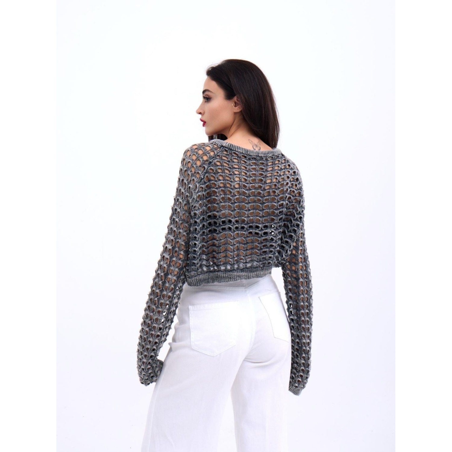 Lucky Life Kadın 58 TRİKO FİLE BOLERO-ANTRASİT Lucky Life Kadın 58 TRİKO FİLE BOLERO-ANTRASİT