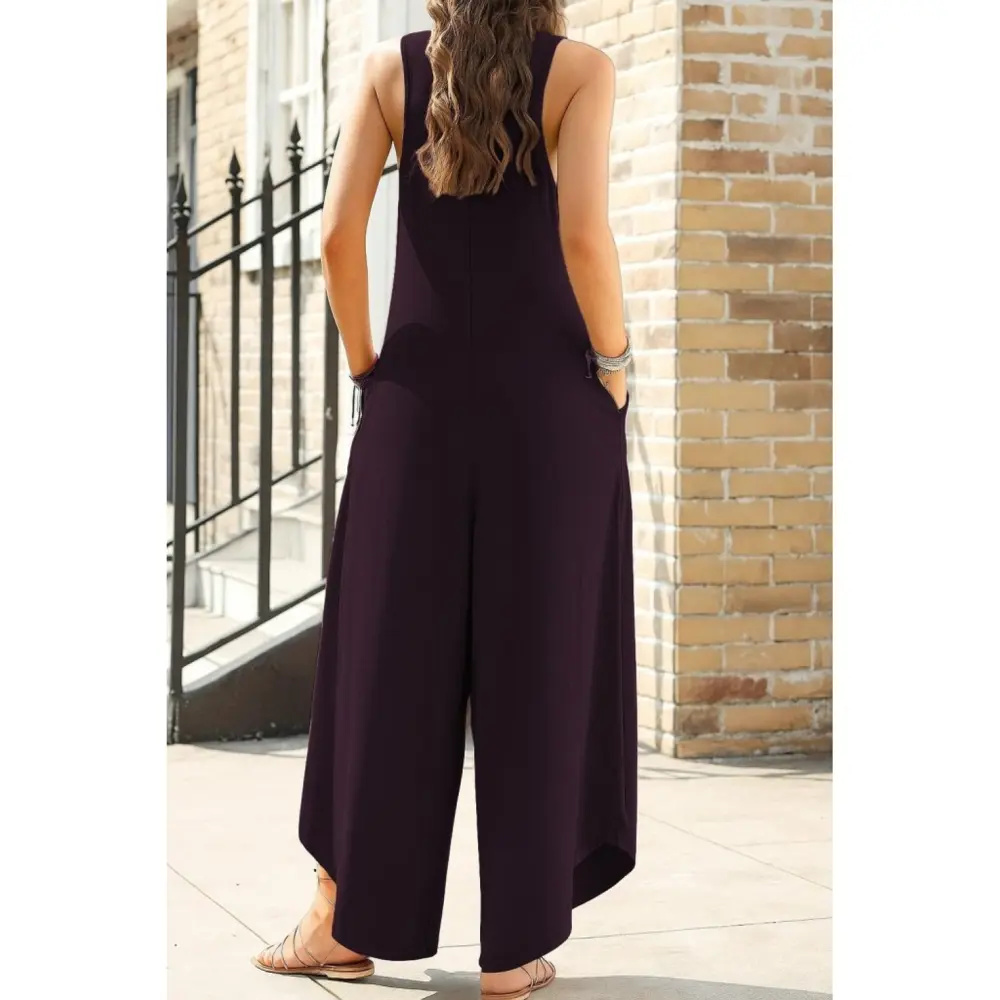 Lucky Life Kadın Askılı Yuvarlak Yaka Cepli Salaş Uzun Viskon Tul