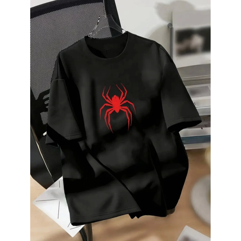 Lucky Life Kadın Baskılı Oversize Lucky Life Kadın Bisiklet Yaka
