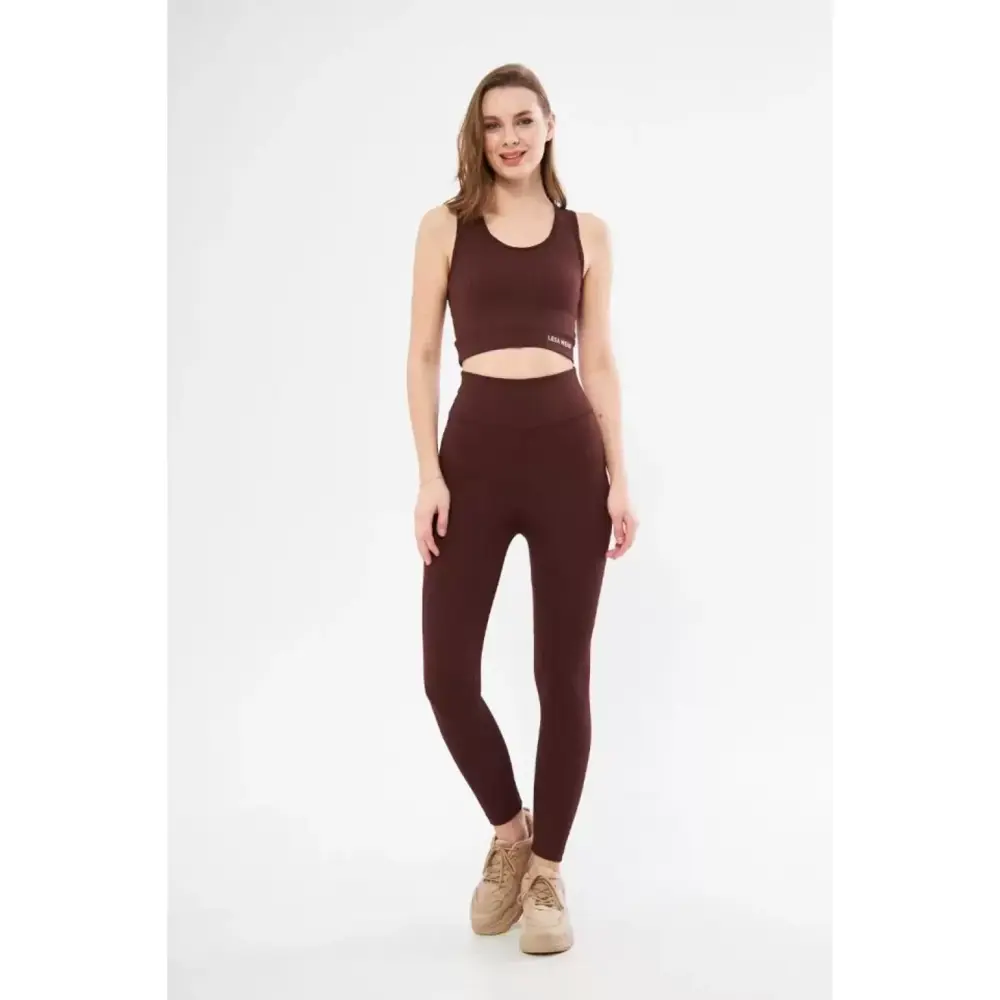 Lucky Life Kadın Lucky Life Kadın Crop Tayt İkili Spor Takımı - B