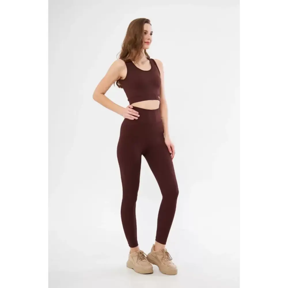 Lucky Life Kadın Lucky Life Kadın Crop Tayt İkili Spor Takımı - B