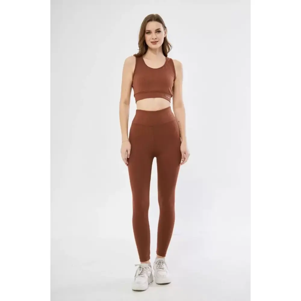 Lucky Life Kadın Lucky Life Kadın Crop Tayt İkili Spor Takımı - K