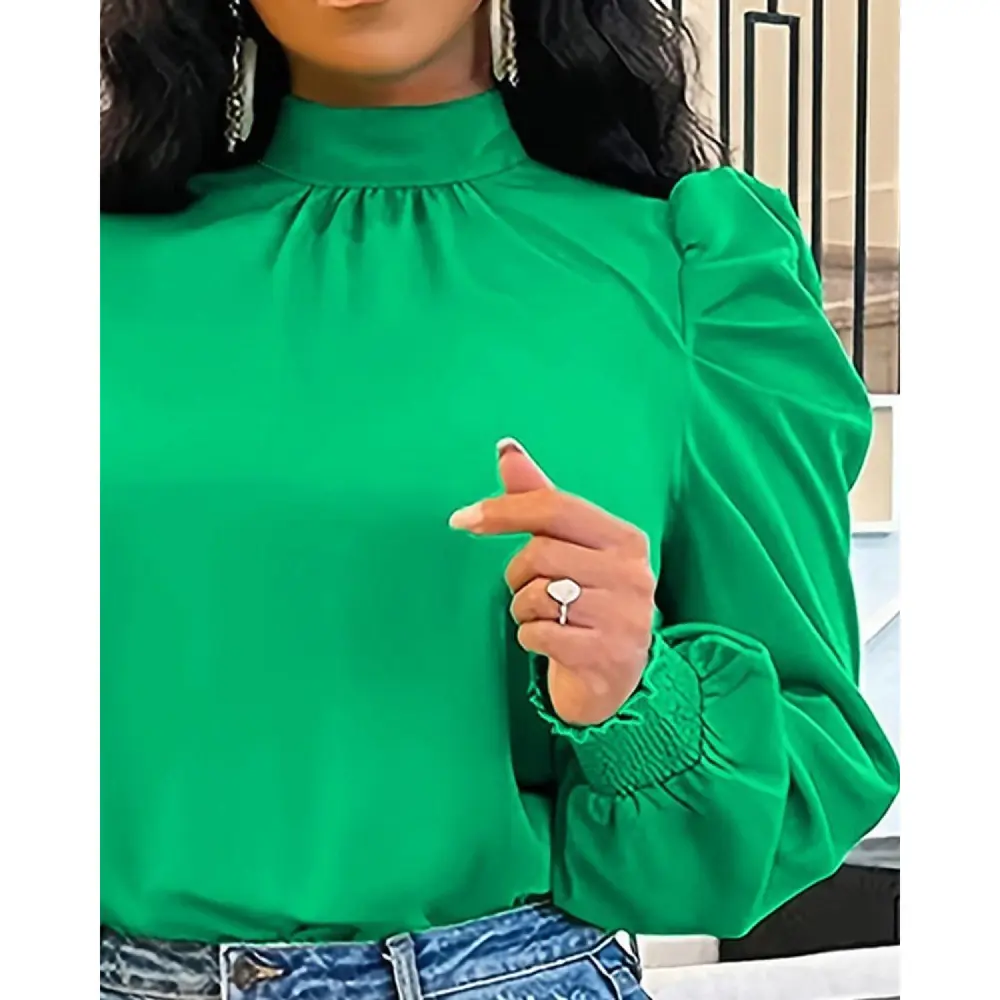 Lucky Life Kadın  Uzun Kollu Balıkçı Yaka Arkadan Bağlamalı Omuzl