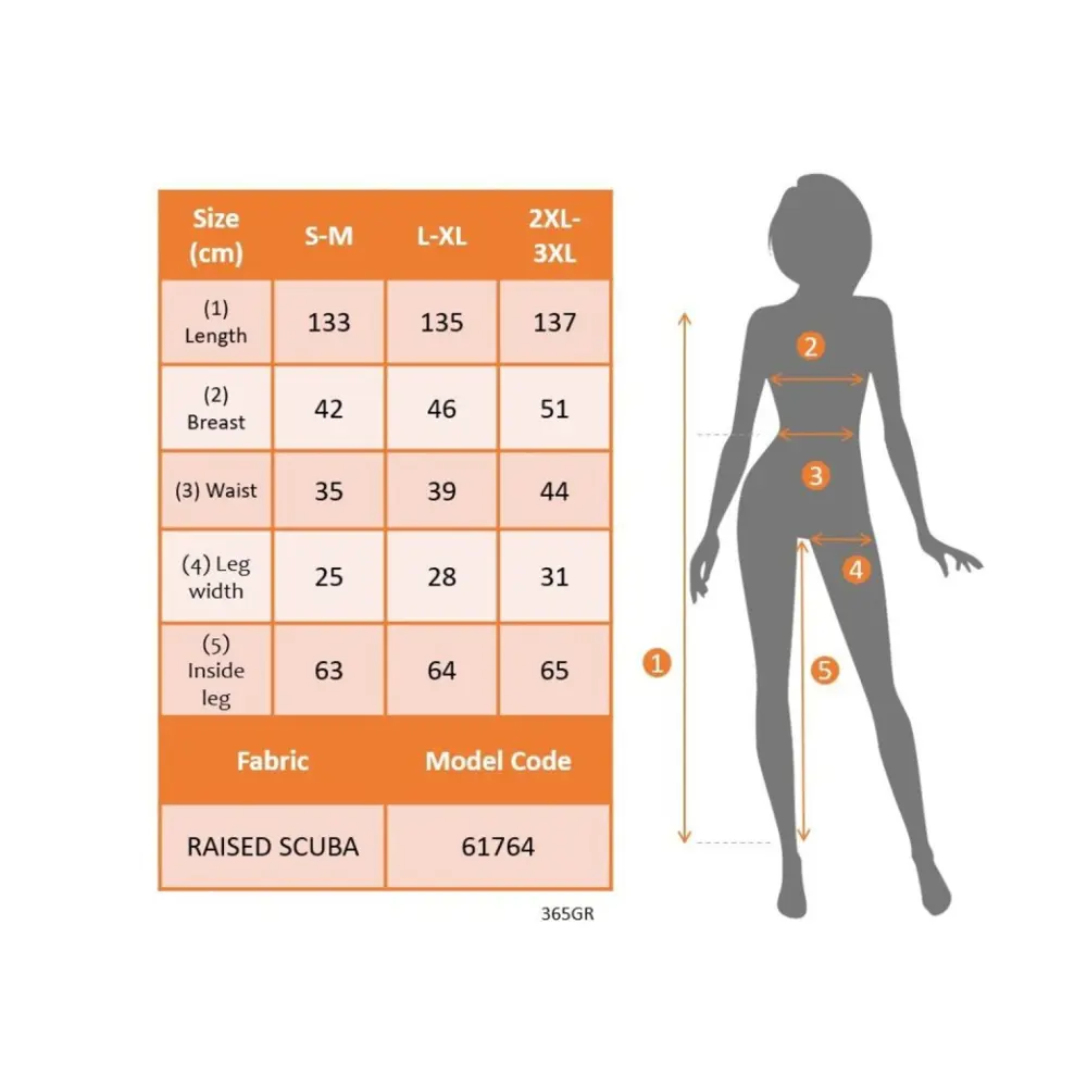 Lucky Life Kadın Uzun Kollu önden Fermuarlı şardonlu Dalgıç Tulum