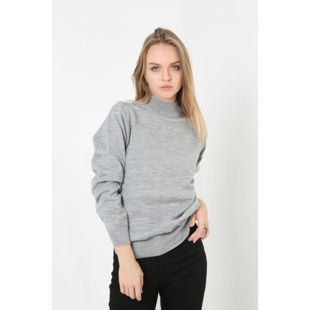 Lucky Life Kadın Yarım Boğaz Triko Kazak Yumuşak Dokulu Pamuklu I Lucky Life Kadın Yarım Boğaz Triko Kazak Yumuşak Dokulu Pamuklu I