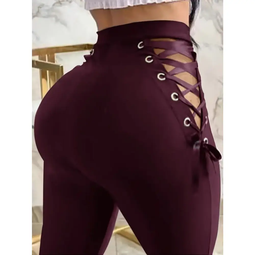 Lucky Life Kadın Yüksek Bel çapraz Bağcıklı Tül Detaylı Dalgıç Ta