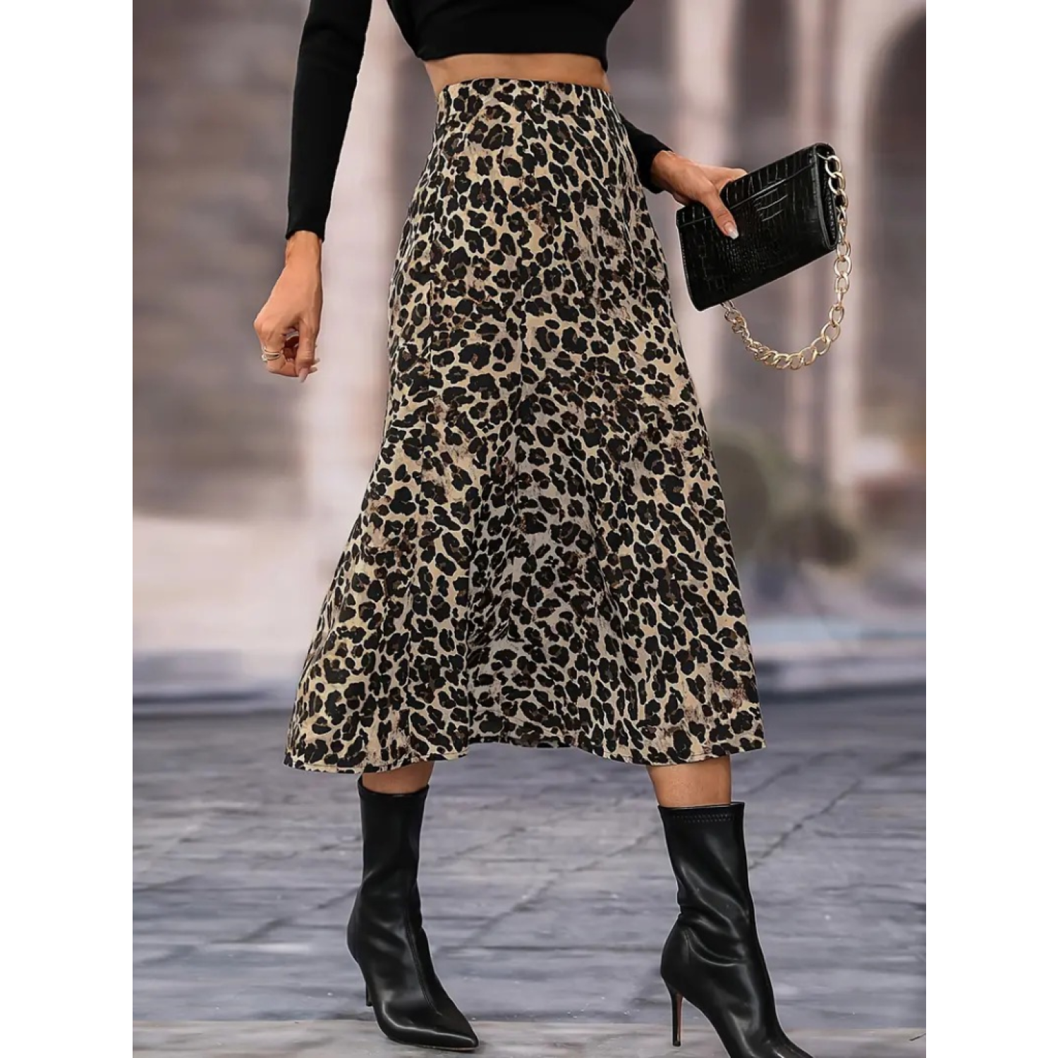 Lucky Life Lucky Life Lucky Life Kadın Yüksek Bel Leopar Desenli