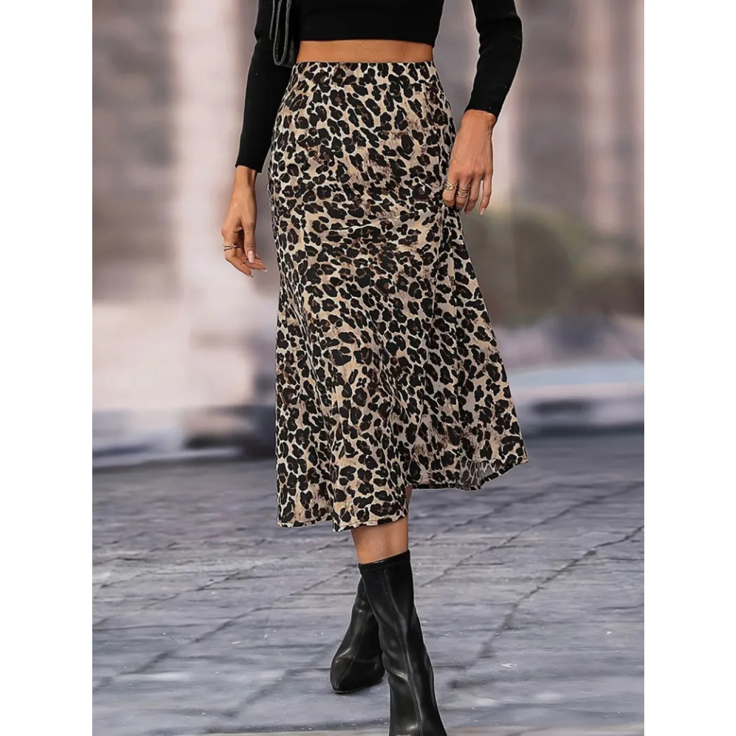 Lucky Life Lucky Life Lucky Life Kadın Yüksek Bel Leopar Desenli