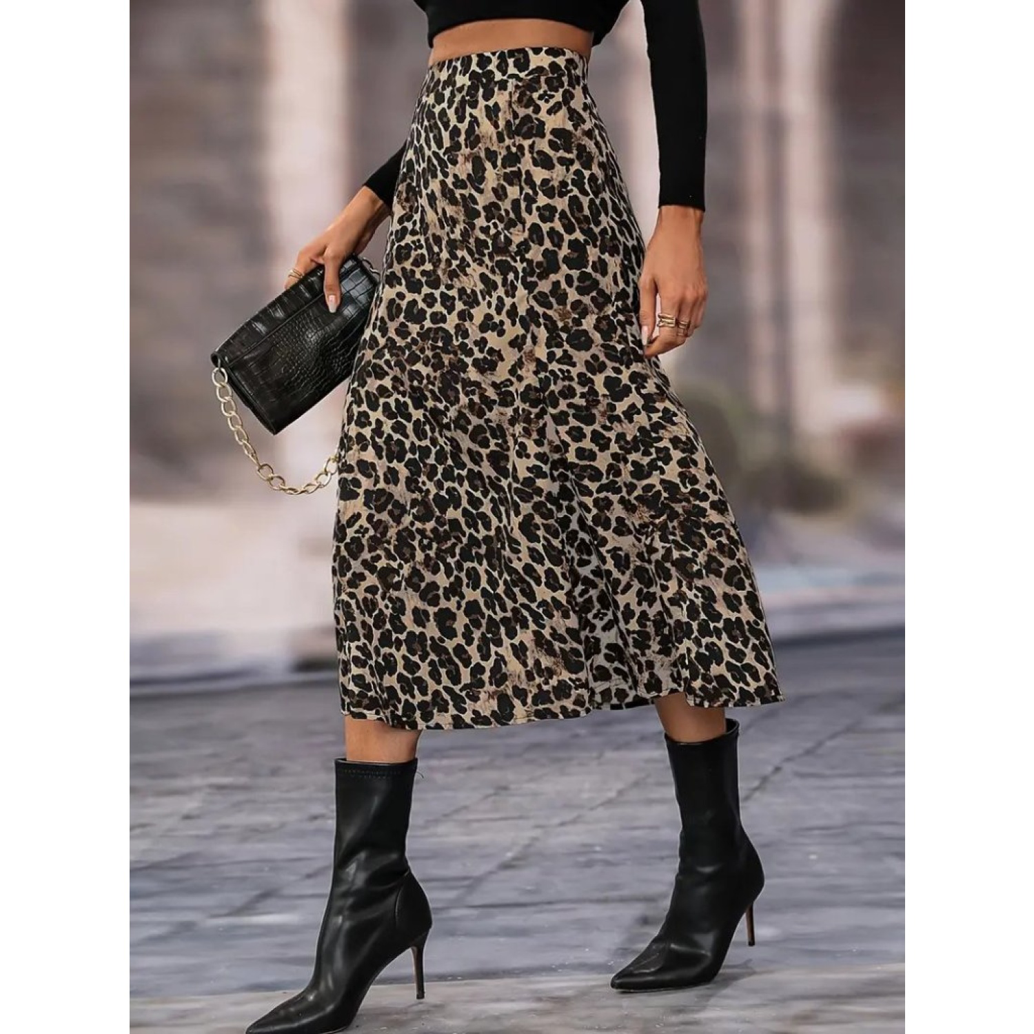 Lucky Life Lucky Life Lucky Life Kadın Yüksek Bel Leopar Desenli