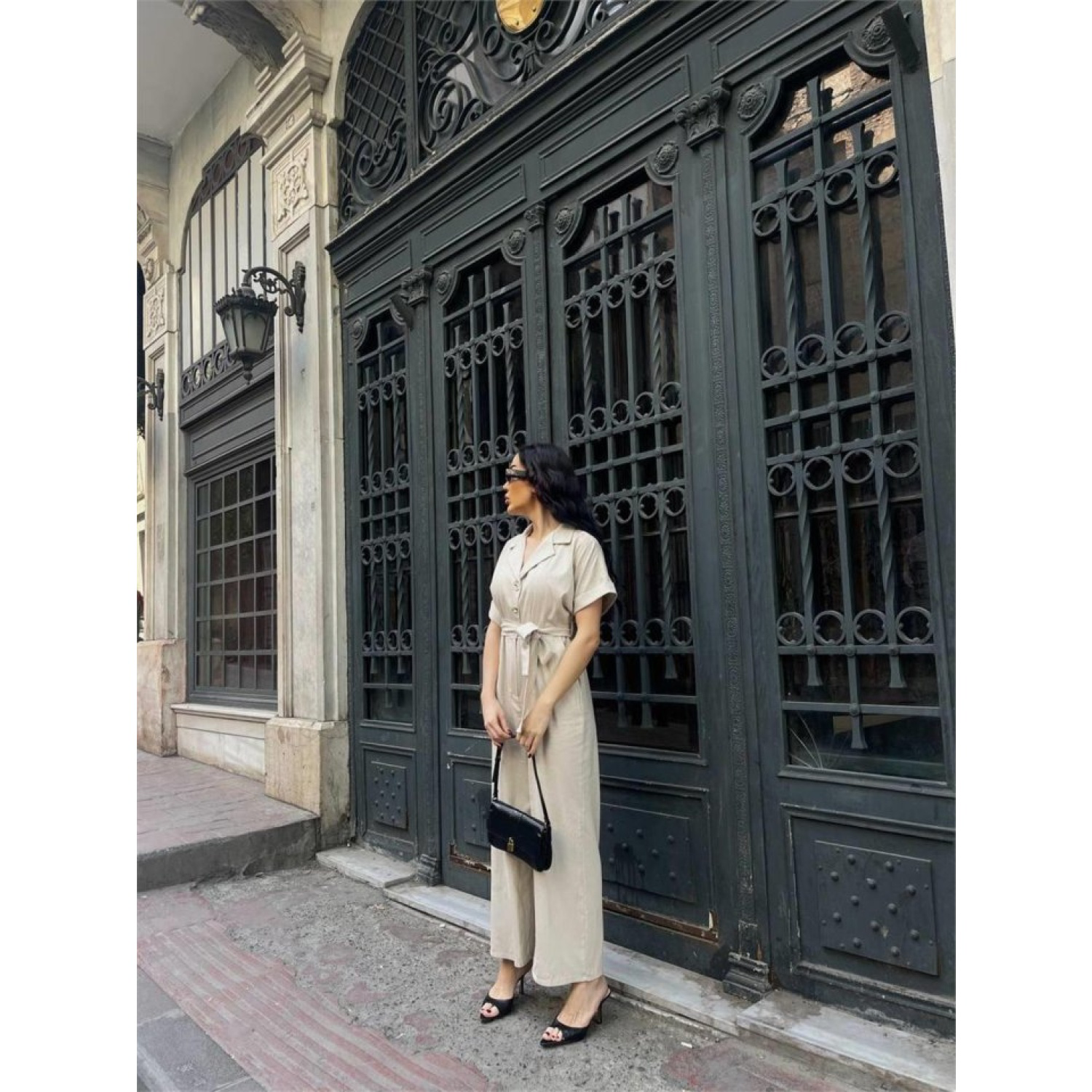 Lucky Life Lucky Life Kadın KETEN TULUM BEL BAĞLAMA DETAYLI - Kre