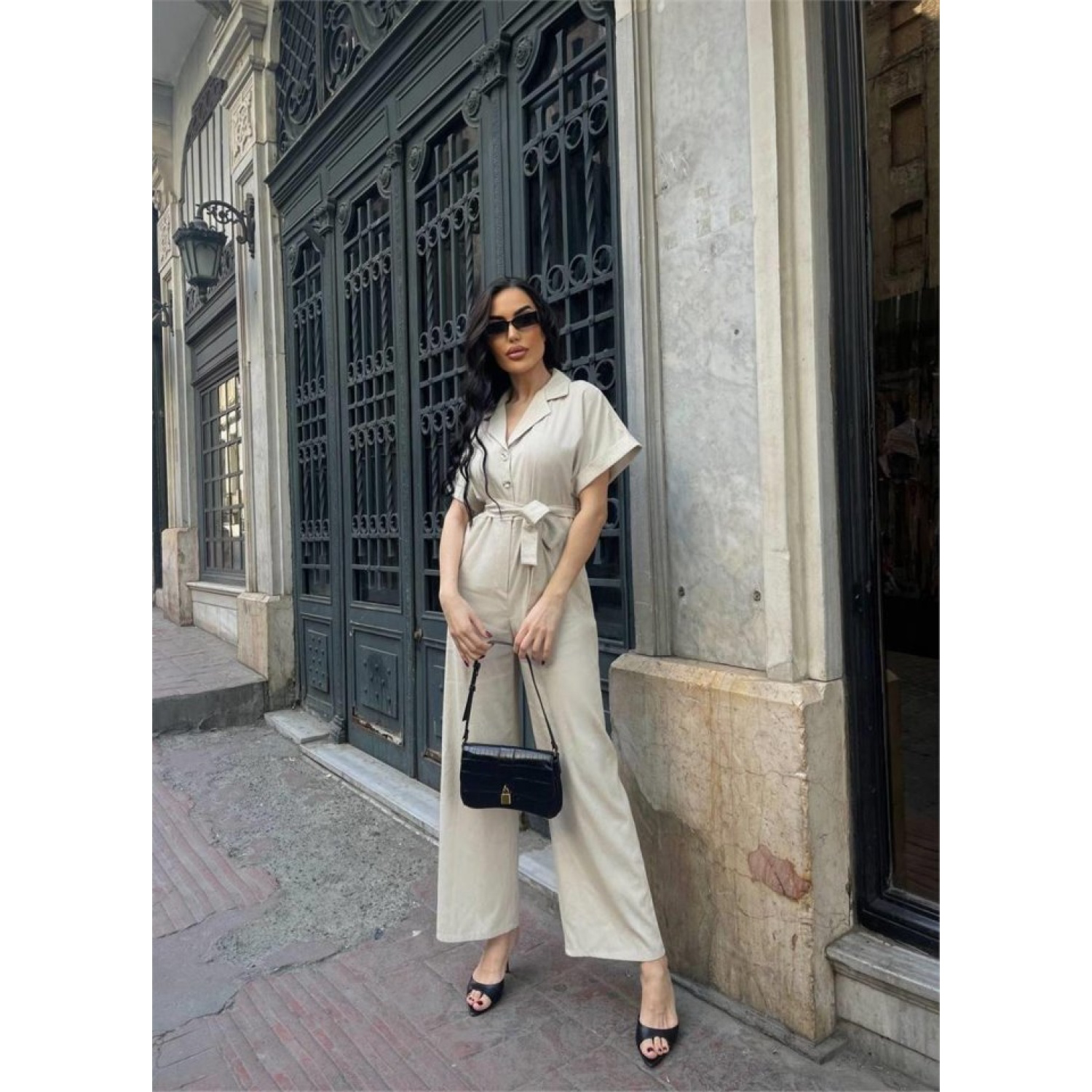 Lucky Life Lucky Life Kadın KETEN TULUM BEL BAĞLAMA DETAYLI - Kre