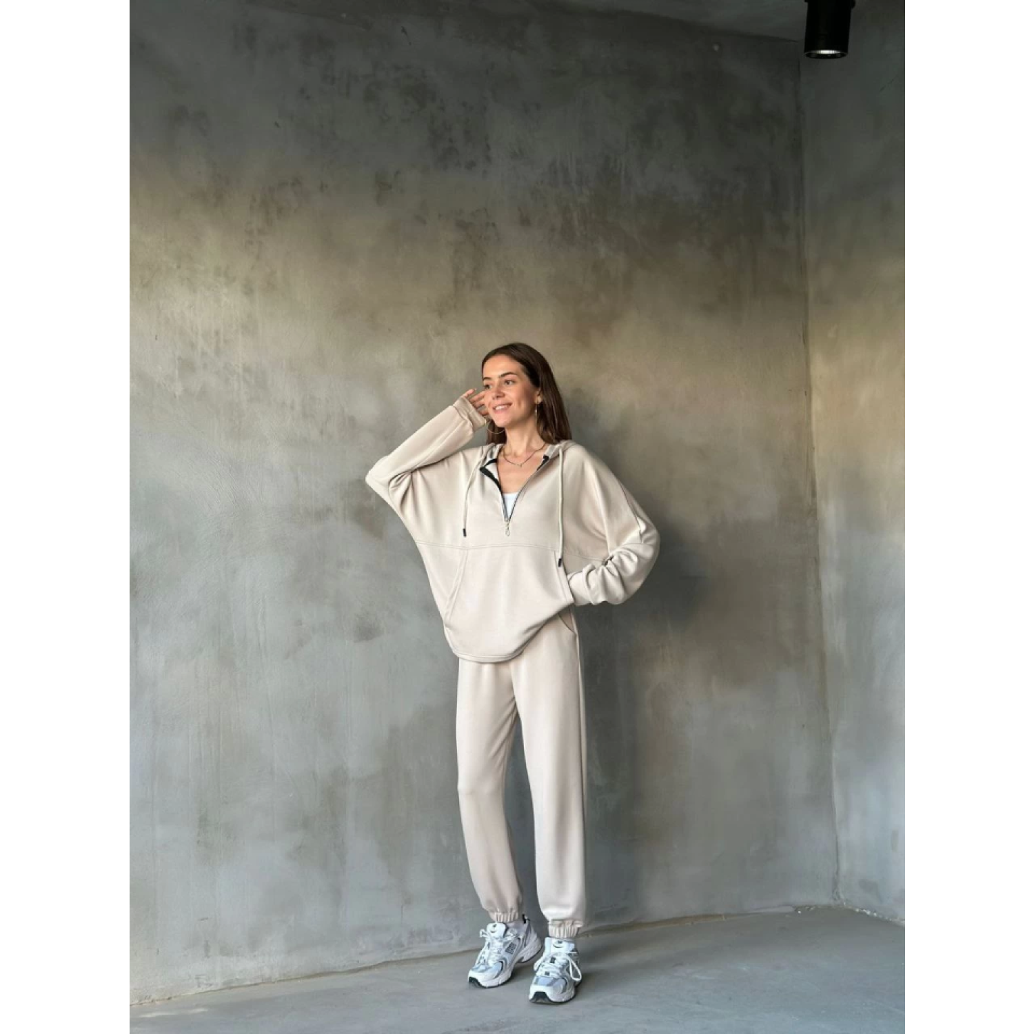 Lucky Life Osy Modal Yumuşak Dokulu Kumaş Gogger Kapüşonlu Yarım Lucky Life Osy Modal Yumuşak Dokulu Kumaş Gogger Kapüşonlu Yarım