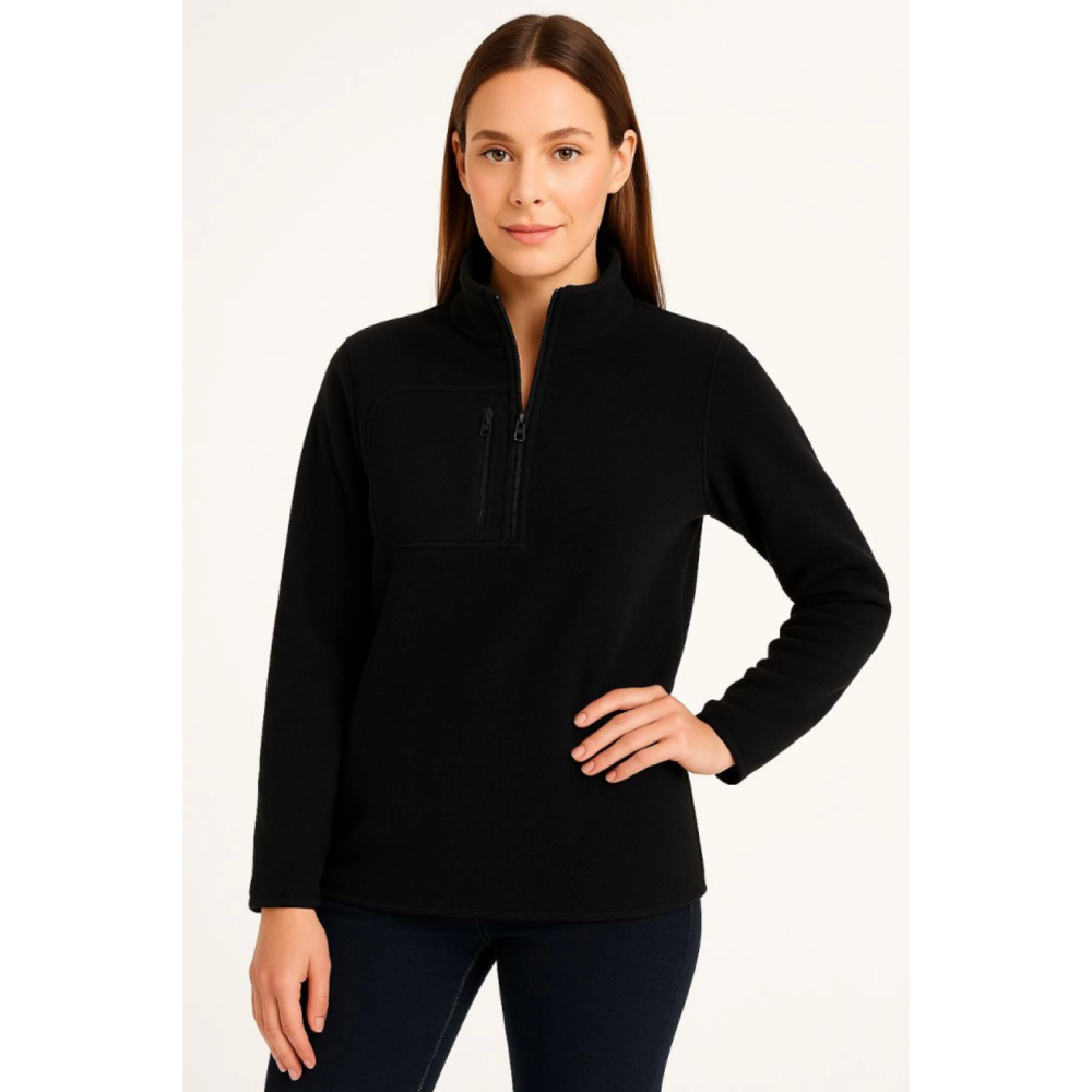 Lucky Life Polar Kazak – Dik Yaka, Yarım Fermuarlı, Fermuarlı Göğ