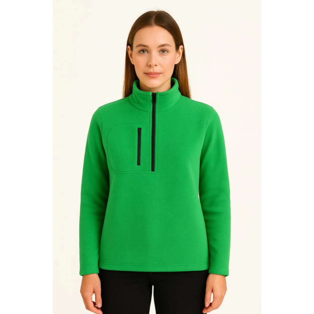 Lucky Life Polar Kazak – Dik Yaka, Yarım Fermuarlı, Fermuarlı Göğ