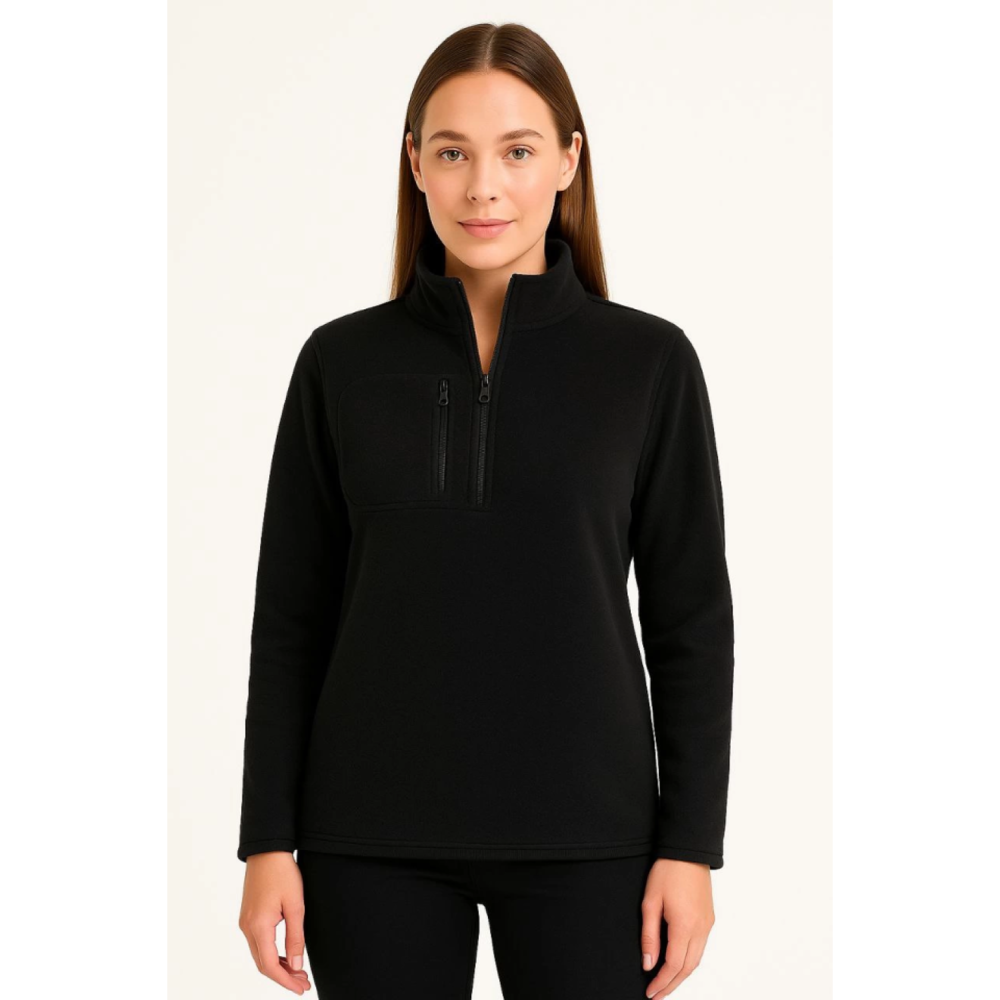 Lucky Life Polar Kazak – Dik Yaka, Yarım Fermuarlı, Fermuarlı Göğ