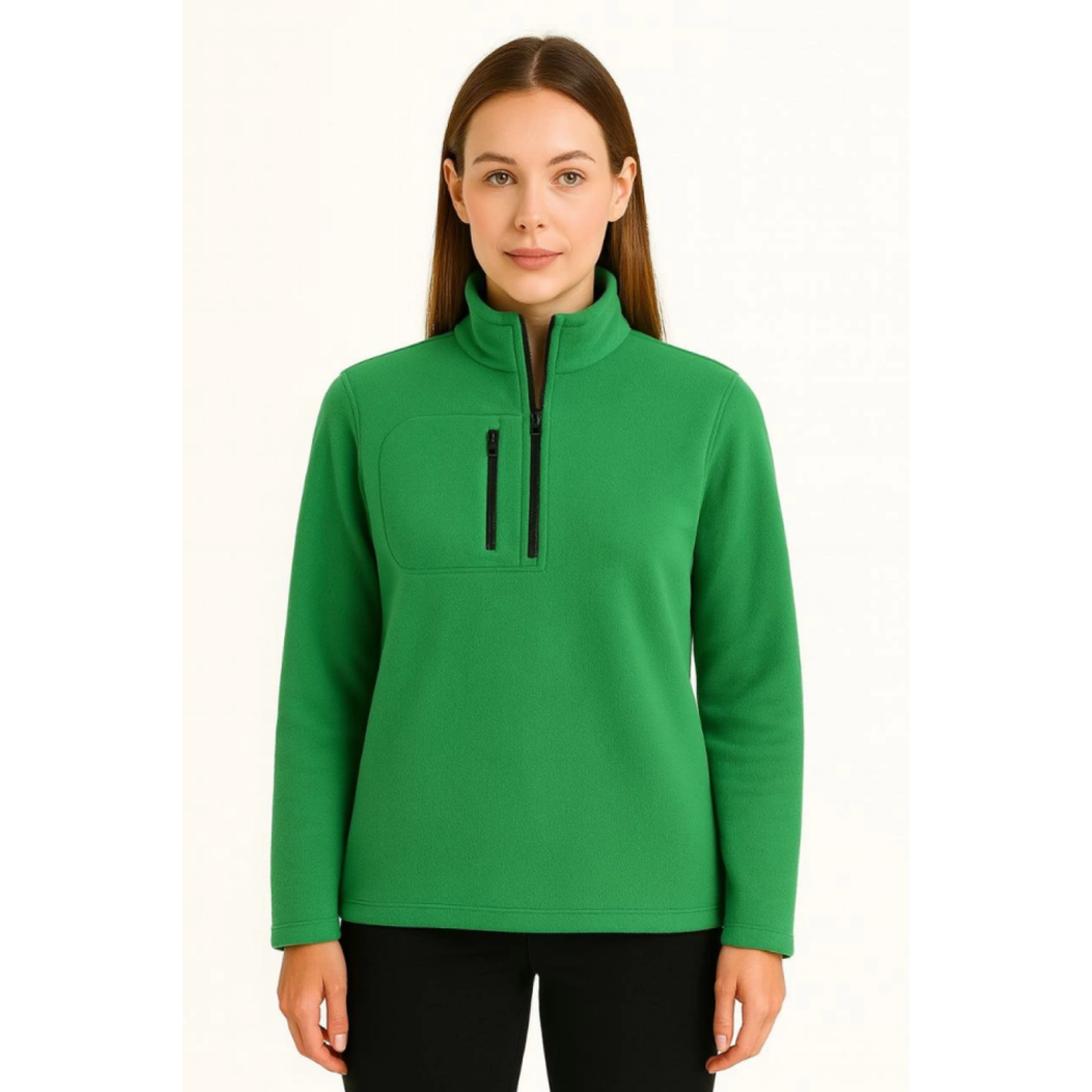 Lucky Life Polar Kazak – Dik Yaka, Yarım Fermuarlı, Fermuarlı Göğ