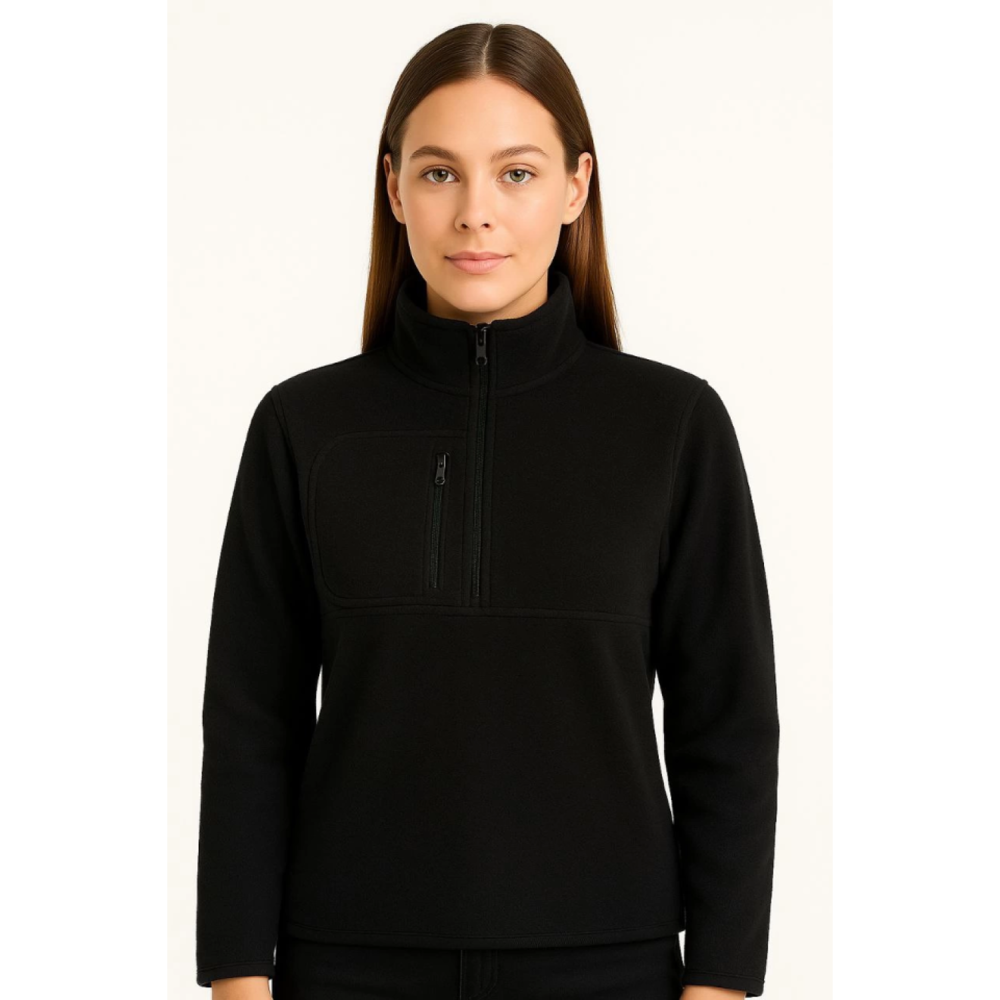 Lucky Life Polar Kazak – Dik Yaka, Yarım Fermuarlı, Fermuarlı Göğ