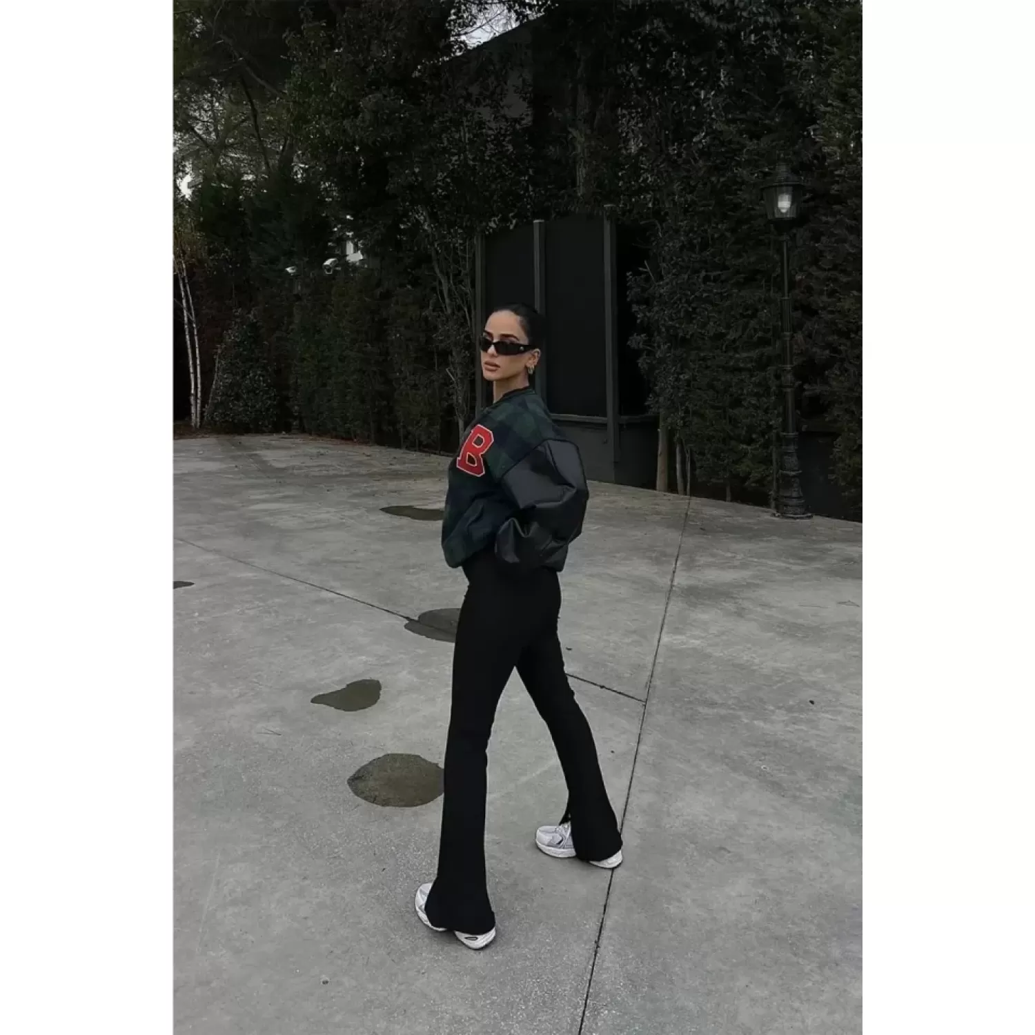 Lucky Life Pötikare Nakışlı Kolej Ceket - Haki