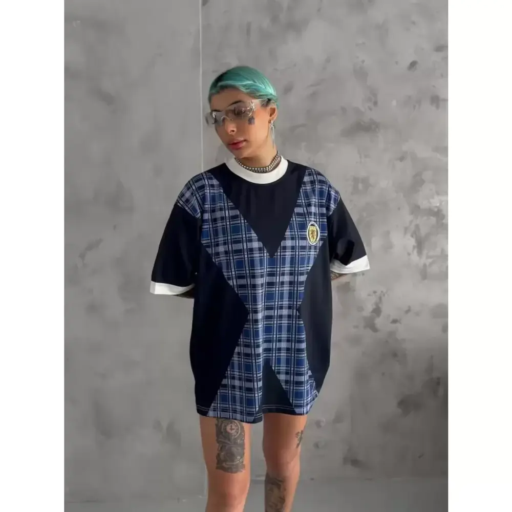 Lucky Life Unisex Bisiklet Yaka Baskılı Oversize T-Shirt - Siyah
