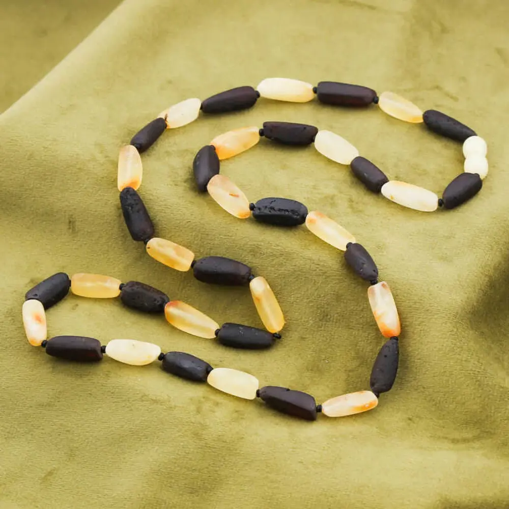 Lucky Life Yetişkin Damla Kehribar Kolye