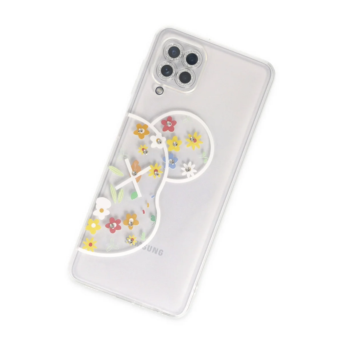 Lucky Silikon Kılıf Galaxy A22 - Lucky 6 Desenli Şık Koruma