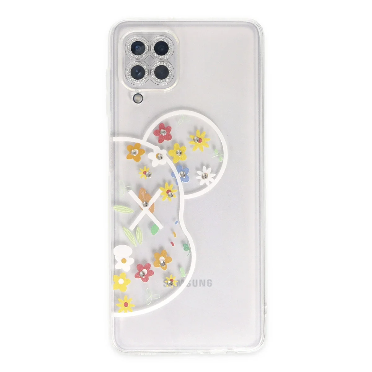 Lucky Silikon Kılıf Galaxy A22 - Lucky 6 Desenli Şık Koruma