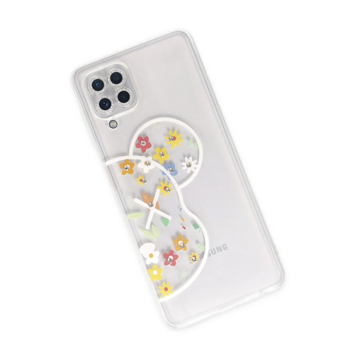 Lucky Silikon Kılıf Galaxy A22 - Lucky 6 Desenli Şık Koruma