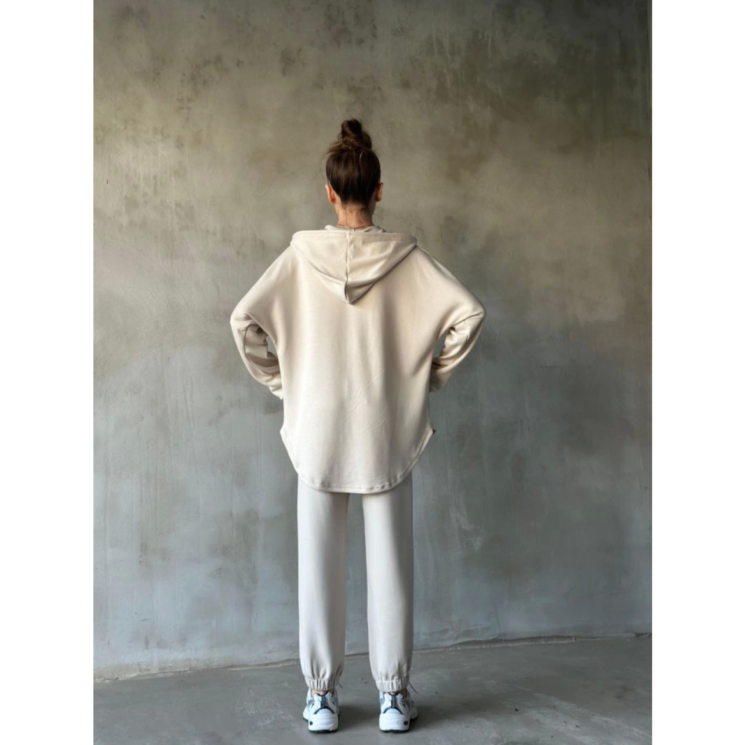 lUCKY Yumuşak Dokulu Kumaş Gogger Oval Kesim Kapüşonlu Fermuarlı 