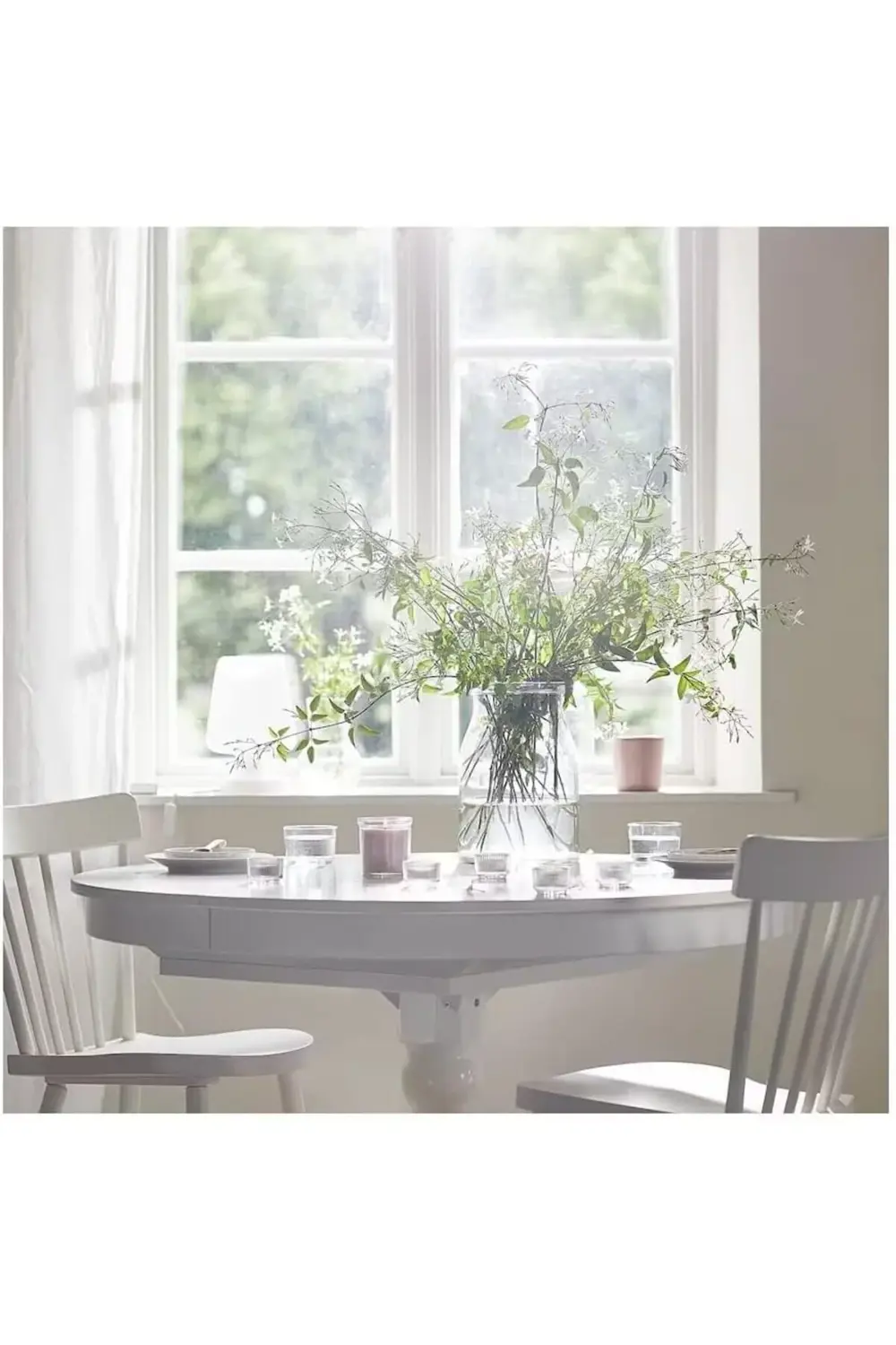 LUGNARE Cam Kokulu Mum (Yasemin/Pembe), Çap: 7,5 cm 1185222