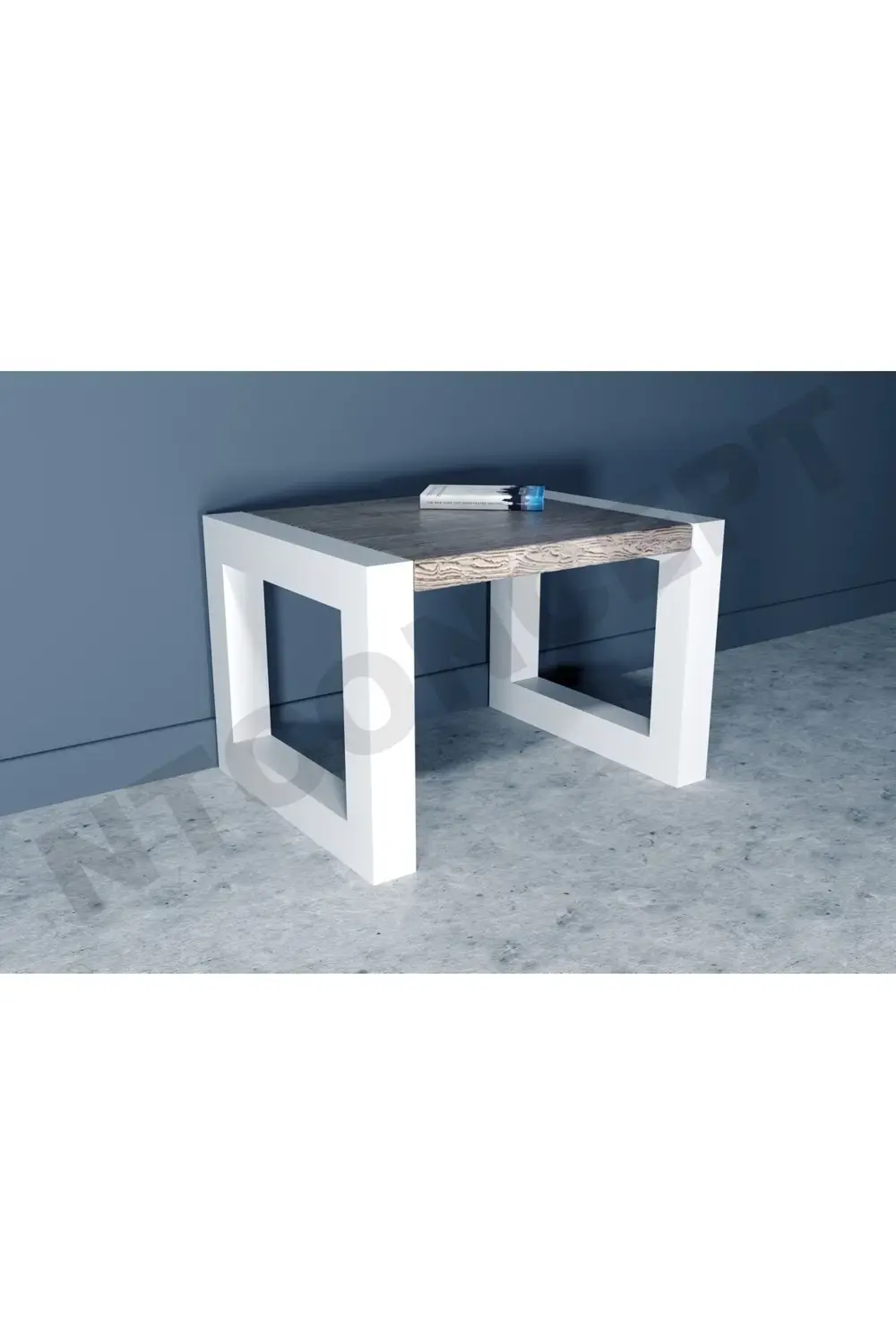 Luh Masif Ahşap Sehpa(60cm-60cm-h44cm)