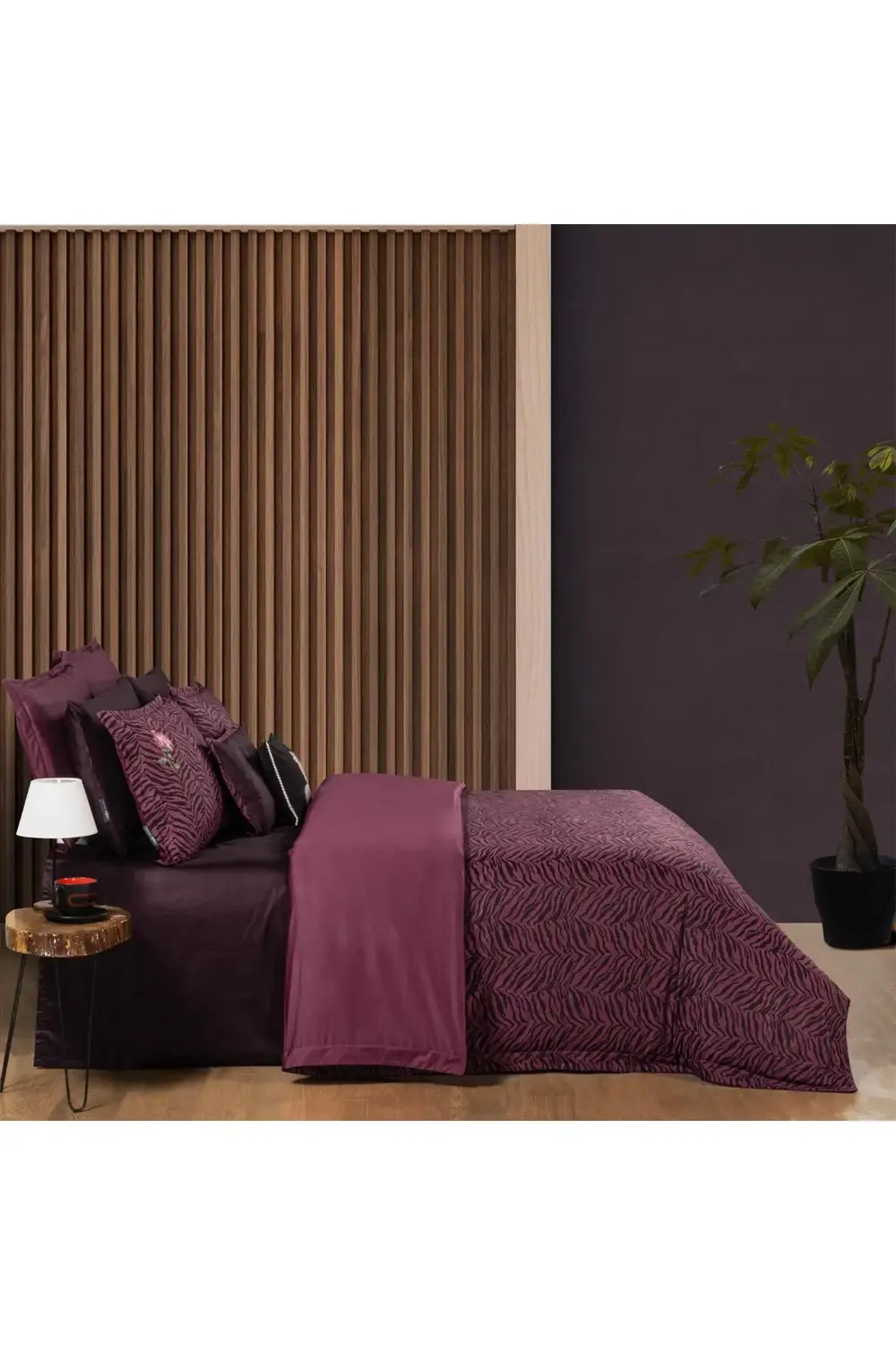 Luinda Çift Kişilik %100 Pamuk Saten "300 TC" Nevresim Takımı