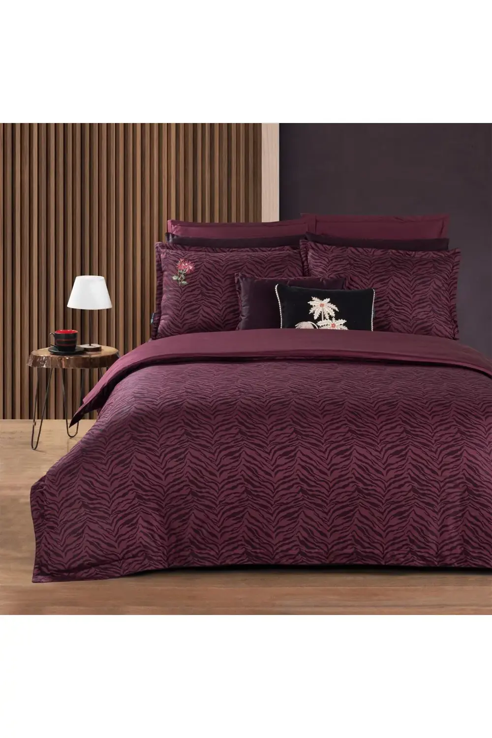 Luinda Çift Kişilik %100 Pamuk Saten "300 TC" Nevresim Takımı