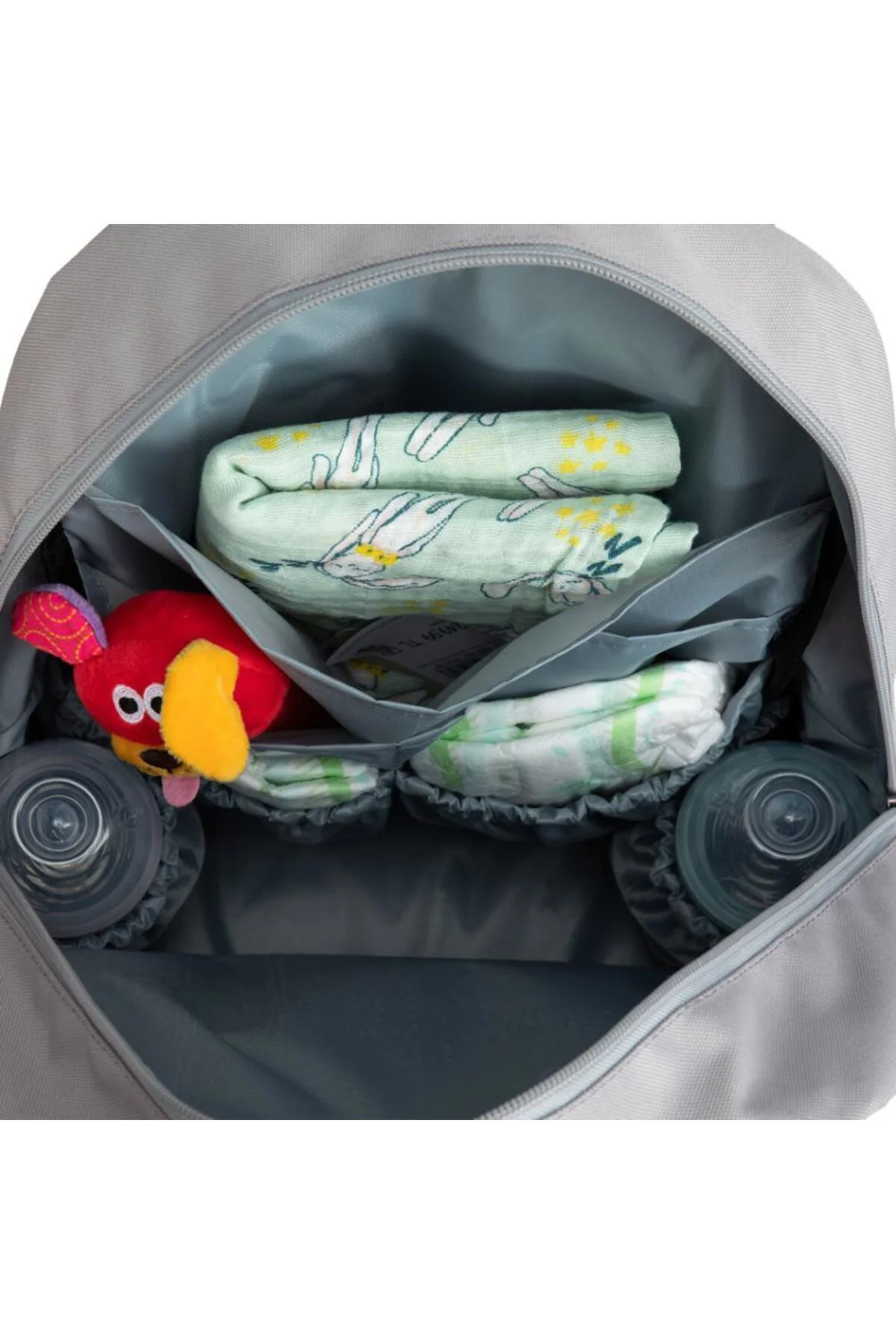 Luke Anne Bebek Bakım Sırt Çantası Koyu Gri