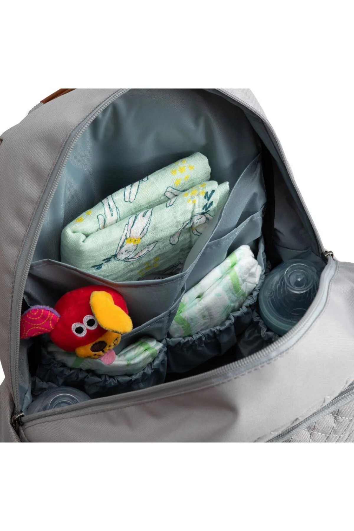 Luke Anne Bebek Bakım Sırt Çantası Koyu Gri