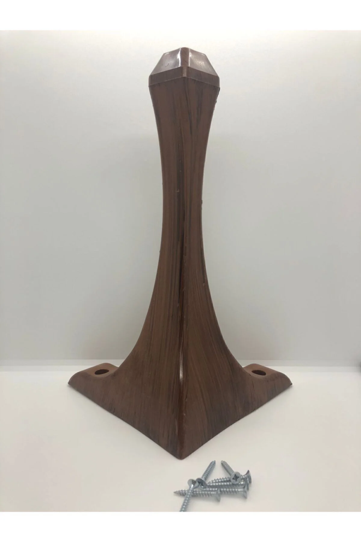 Lükens 28x16x16 Cm Ceviz Plastik Puf-sehpa Ayağı ( 4 Adet)