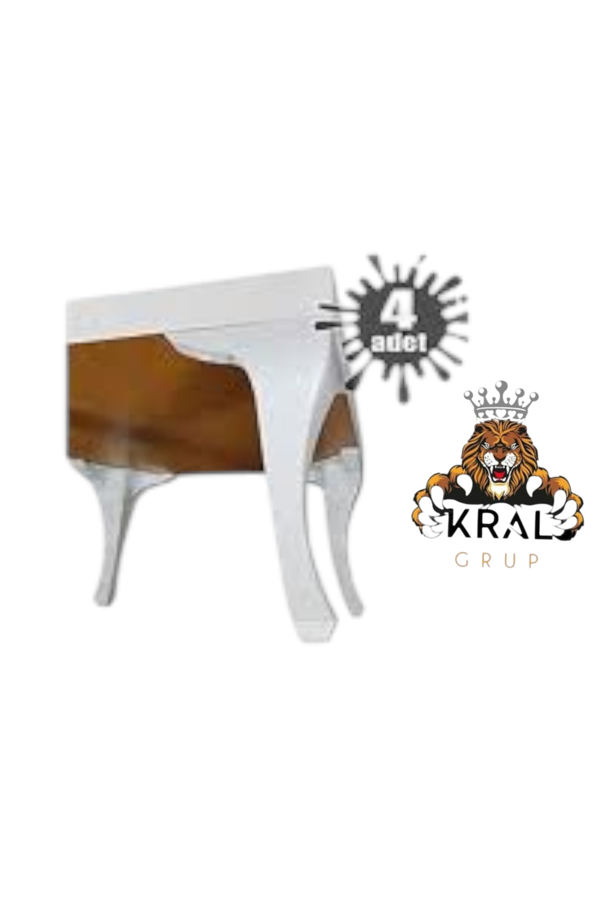 Lükens 28x16x16 Cm Plastik Puf-sehpa Ayağı ( 4 Adet) - Masa Ayakl