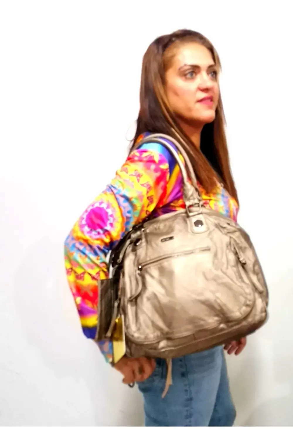 Lüks 16671 GOLD Omuz Çantası